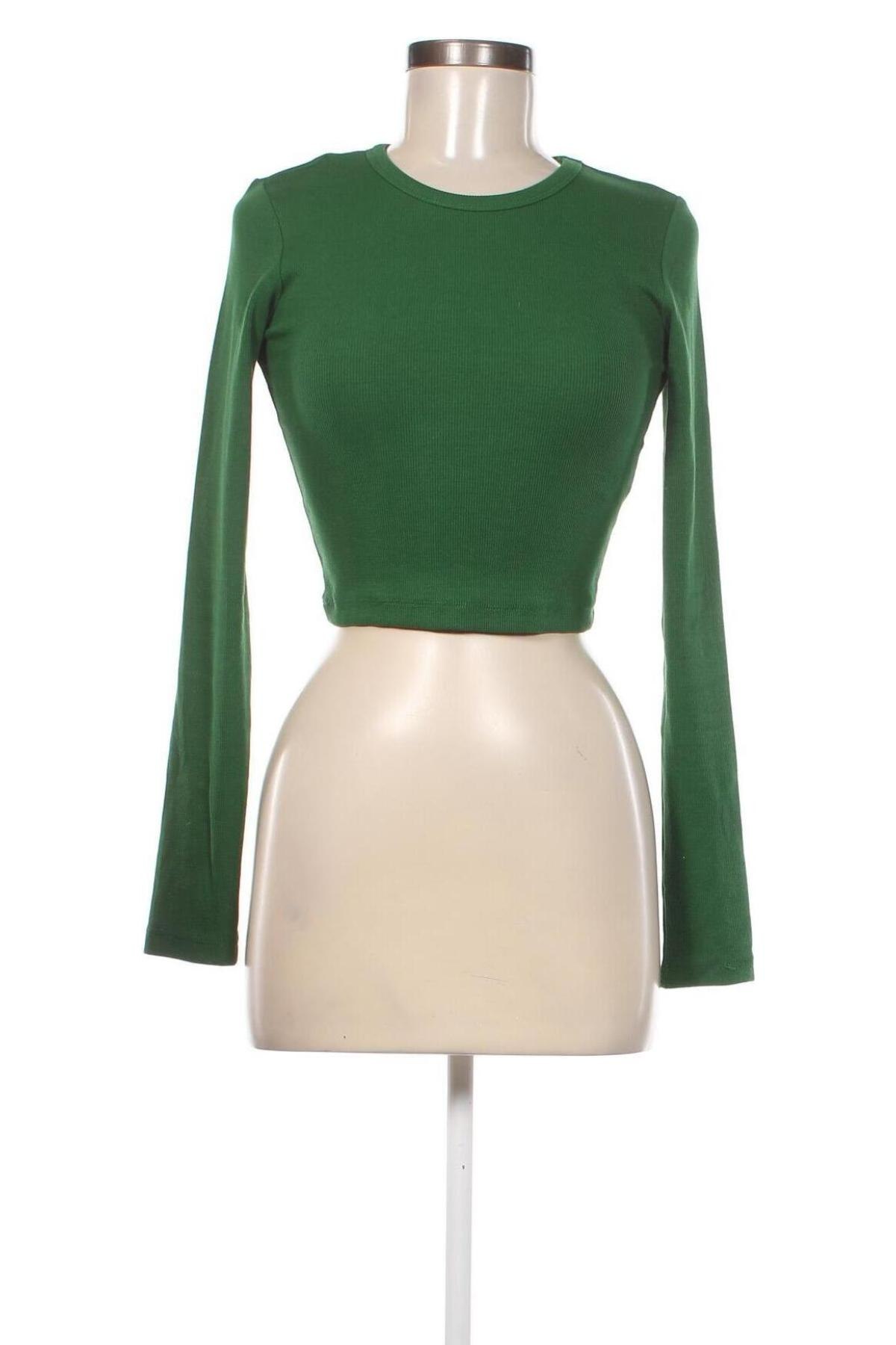 Γυναικεία μπλούζα JJXX, Μέγεθος S, Χρώμα Πράσινο, Τιμή 11,91 €