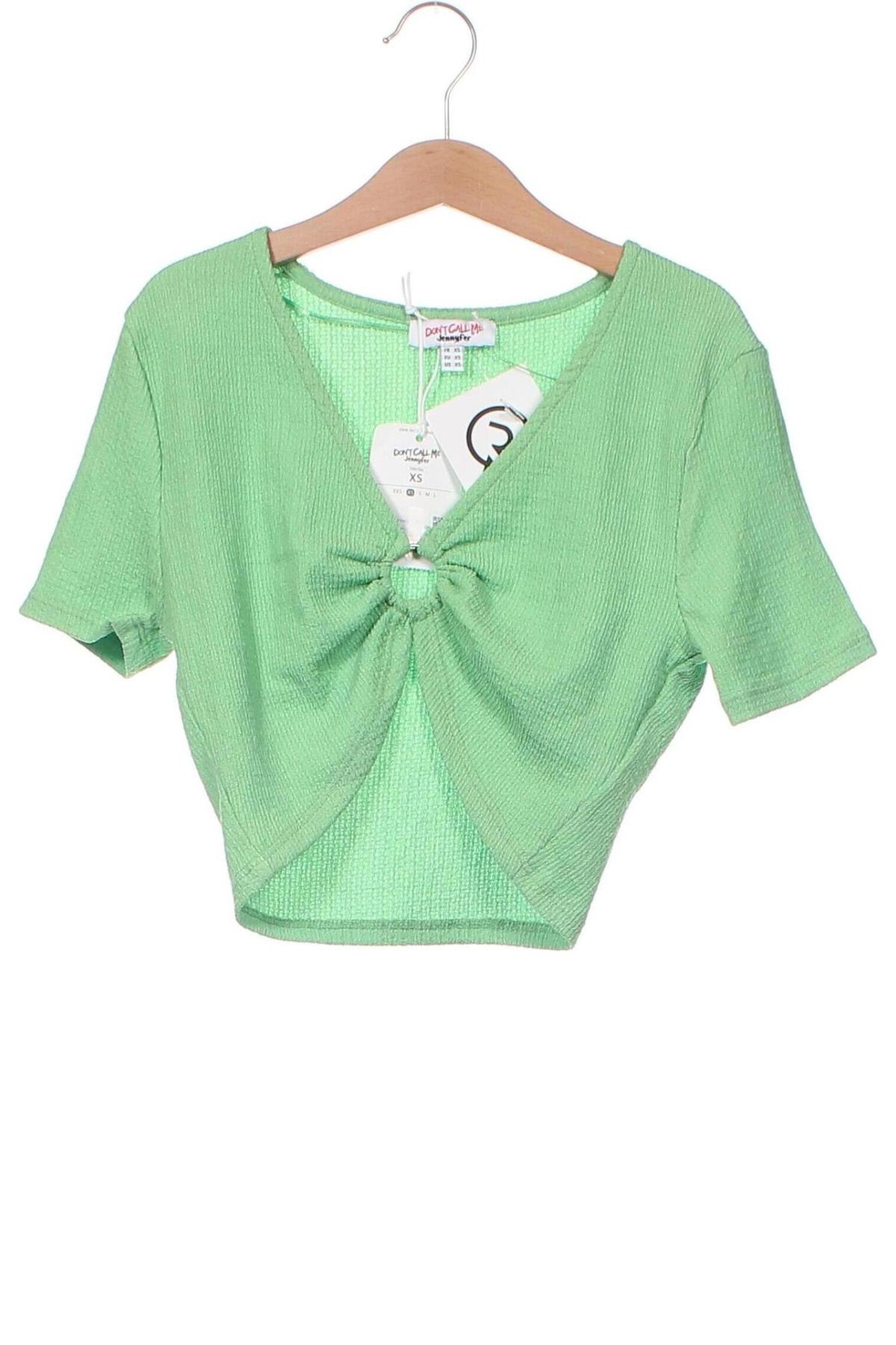 Bluză de femei Jennyfer, Mărime XS, Culoare Verde, Preț 19,99 Lei