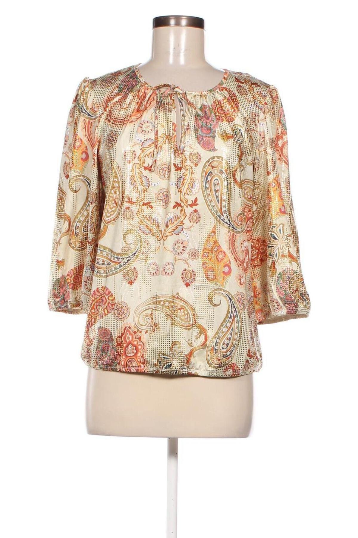 Γυναικεία μπλούζα K design, Μέγεθος M, Χρώμα Πολύχρωμο, Τιμή 4,70 €