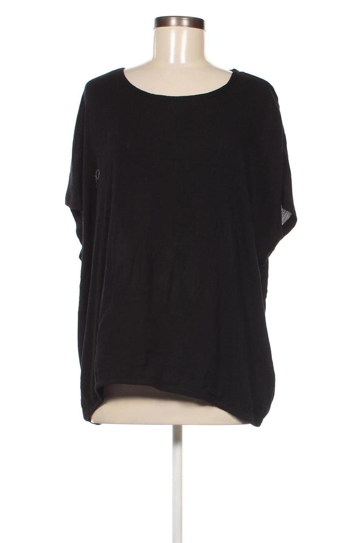 Γυναικεία μπλούζα Kaffe, Μέγεθος XL, Χρώμα Μαύρο, Τιμή 17,86 €