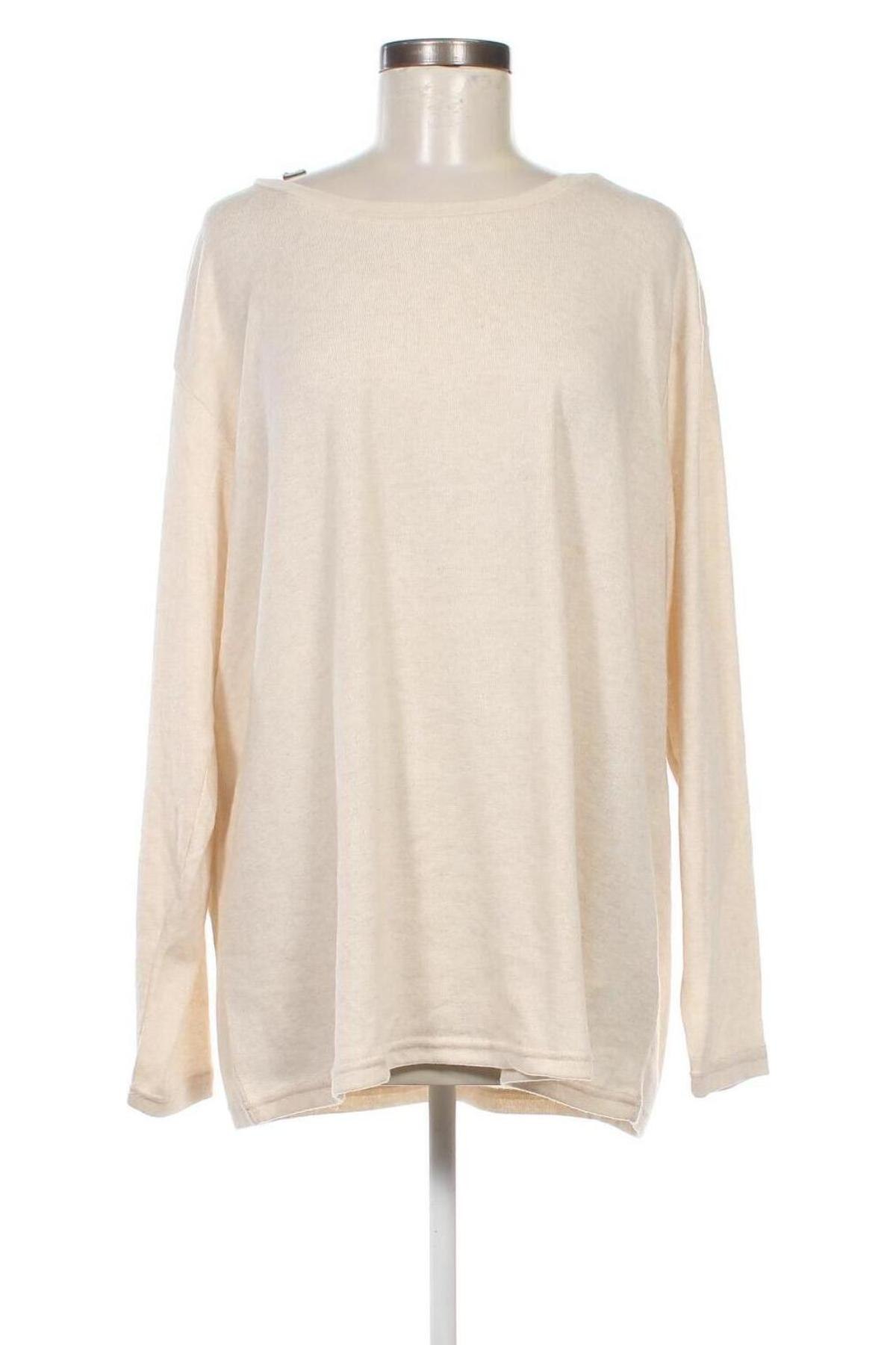 Γυναικεία μπλούζα Kiabi, Μέγεθος XXL, Χρώμα Εκρού, Τιμή 8,63 €