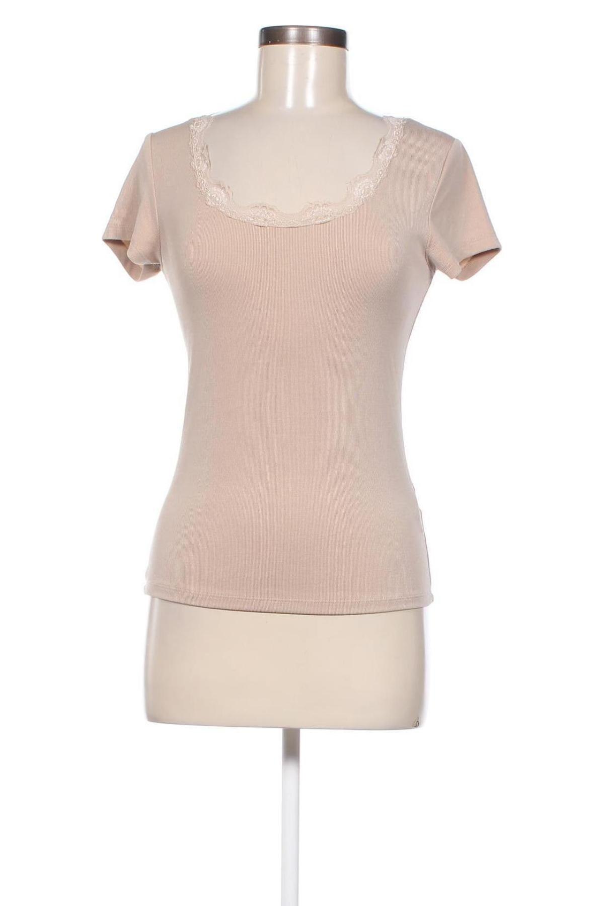 Γυναικεία μπλούζα Luxzuz One Two, Μέγεθος S, Χρώμα  Μπέζ, Τιμή 9,91 €