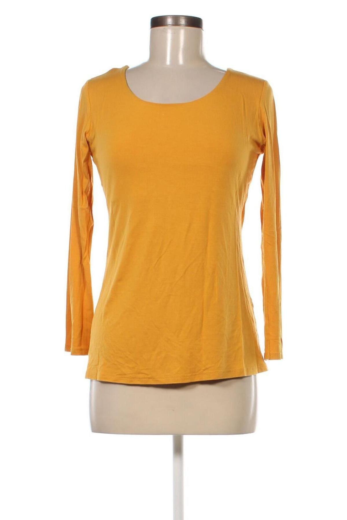 Дамска блуза Made In Italy, Размер M, Цвят Жълт, Цена 10,26 лв.