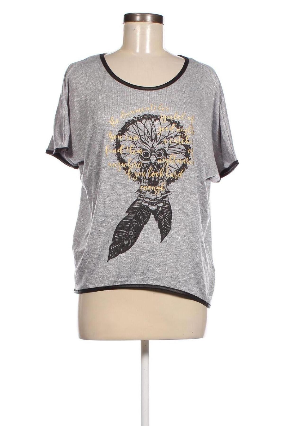 Damen Shirt Madonna, Größe S, Farbe Grau, Preis 3,31 €