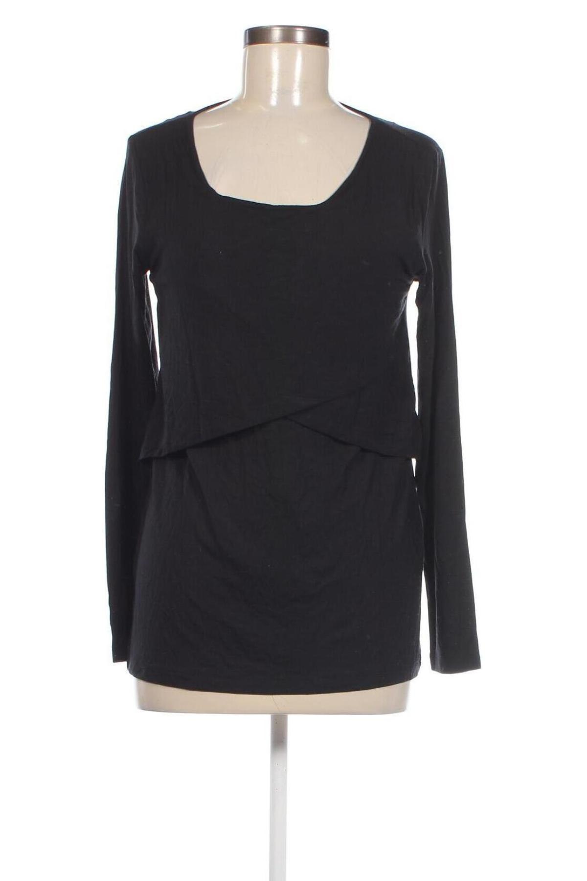 Дамска блуза Mamalicious, Размер M, Цвят Черен, Цена 27,90 лв.
