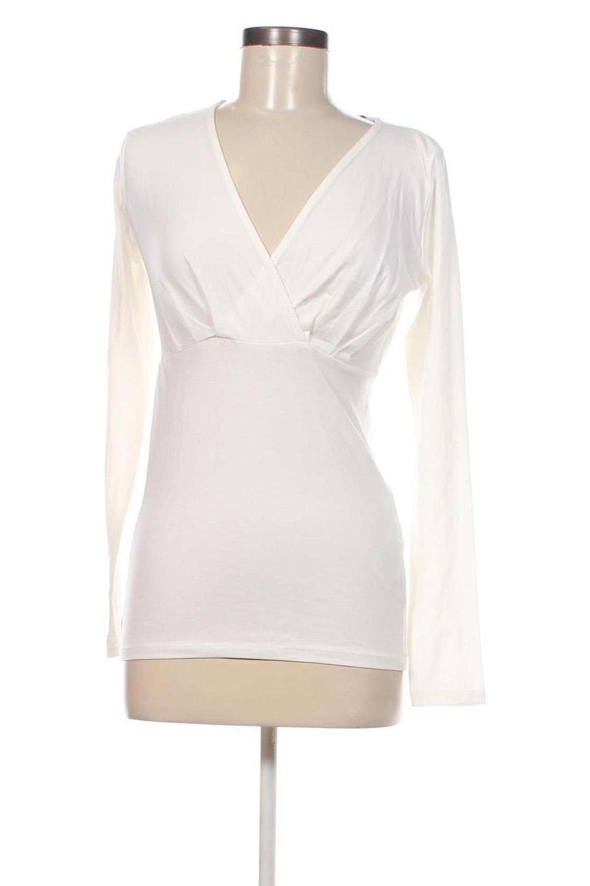 Γυναικεία μπλούζα Mamalicious, Μέγεθος S, Χρώμα Λευκό, Τιμή 11,19 €