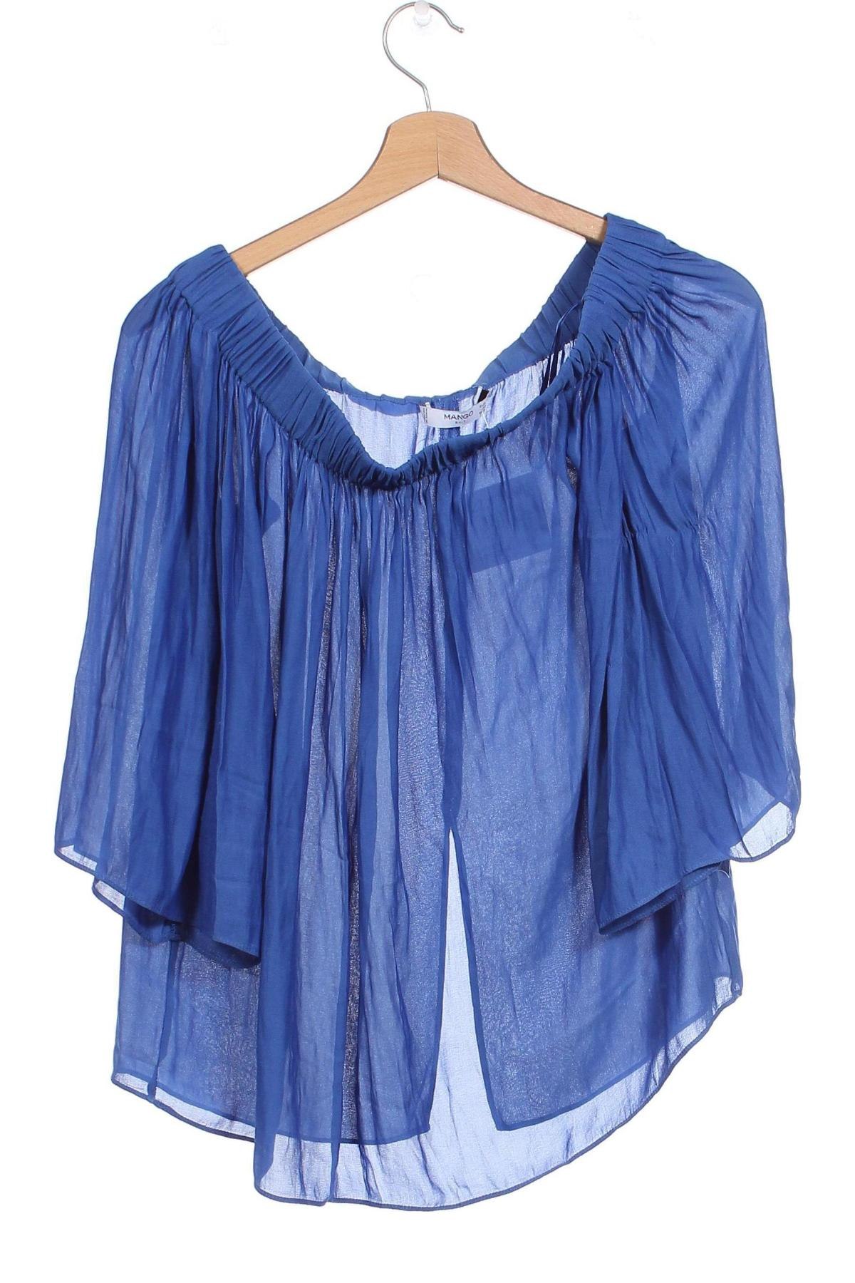 Γυναικεία μπλούζα Mango, Μέγεθος XS, Χρώμα Μπλέ, Τιμή 7,14 €