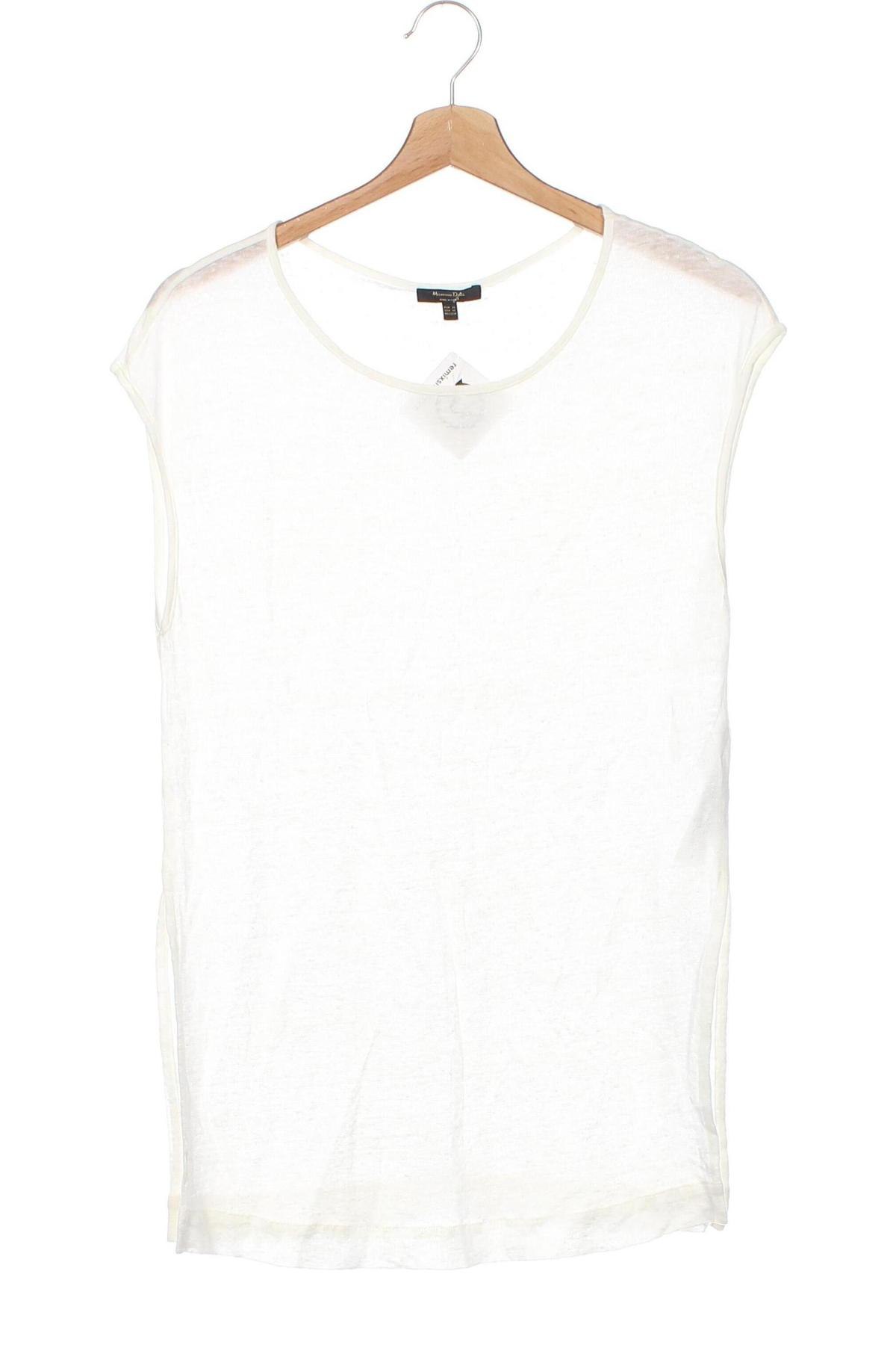 Γυναικεία μπλούζα Massimo Dutti, Μέγεθος XS, Χρώμα Εκρού, Τιμή 14,73 €
