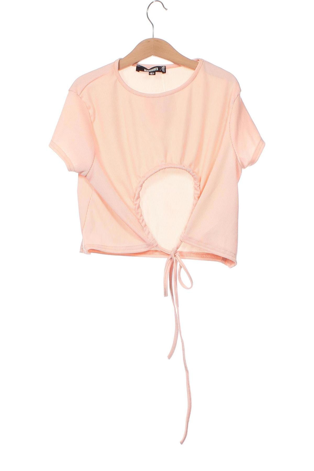 Γυναικεία μπλούζα Missguided, Μέγεθος XS, Χρώμα Ρόζ , Τιμή 9,04 €