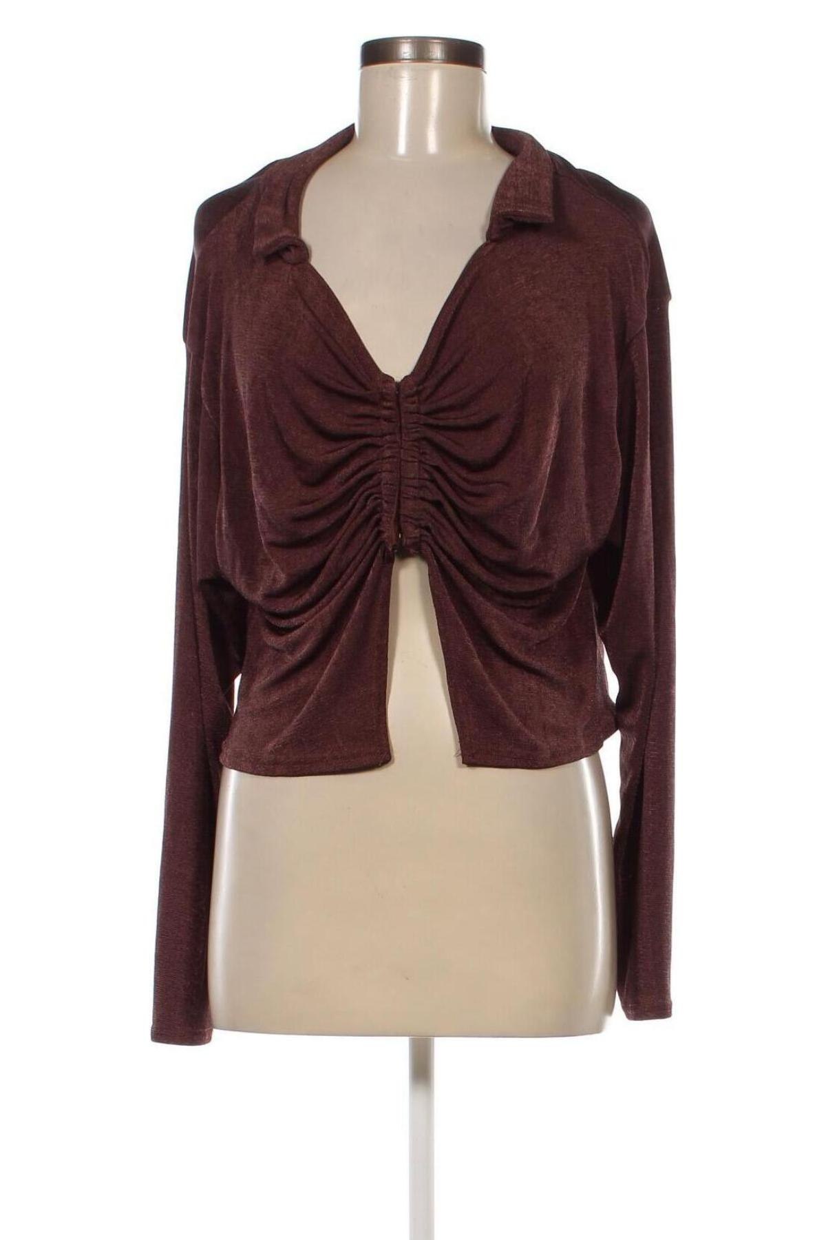 Дамска блуза Missguided, Размер 3XL, Цвят Кафяв, Цена 17,65 лв.