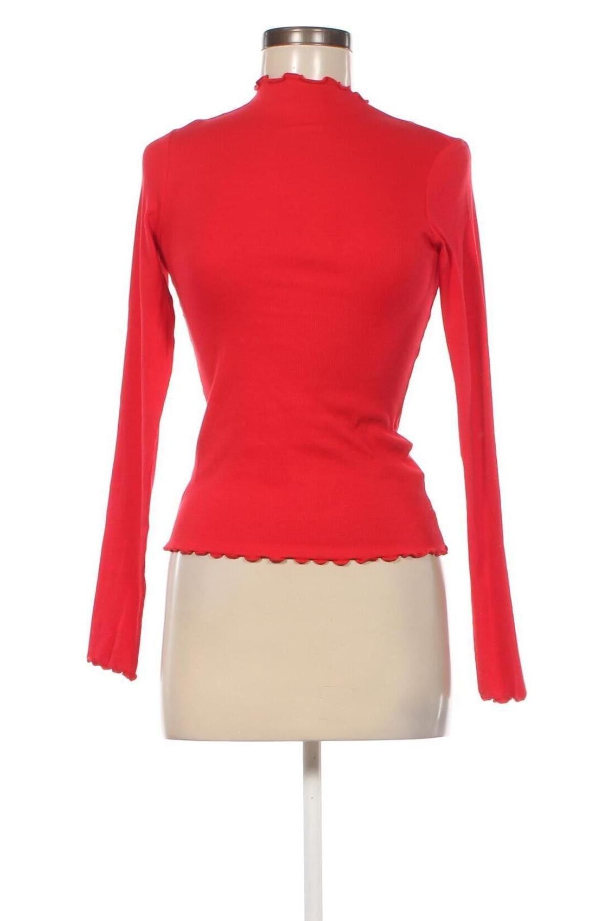 Γυναικεία μπλούζα Monki, Μέγεθος S, Χρώμα Κόκκινο, Τιμή 4,49 €