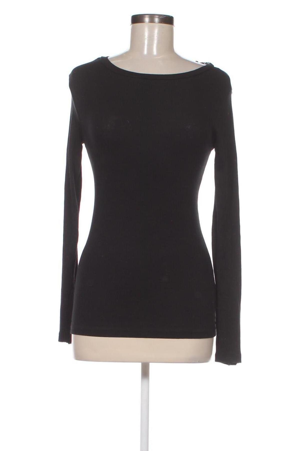 Γυναικεία μπλούζα Moodo, Μέγεθος M, Χρώμα Μαύρο, Τιμή 9,39 €