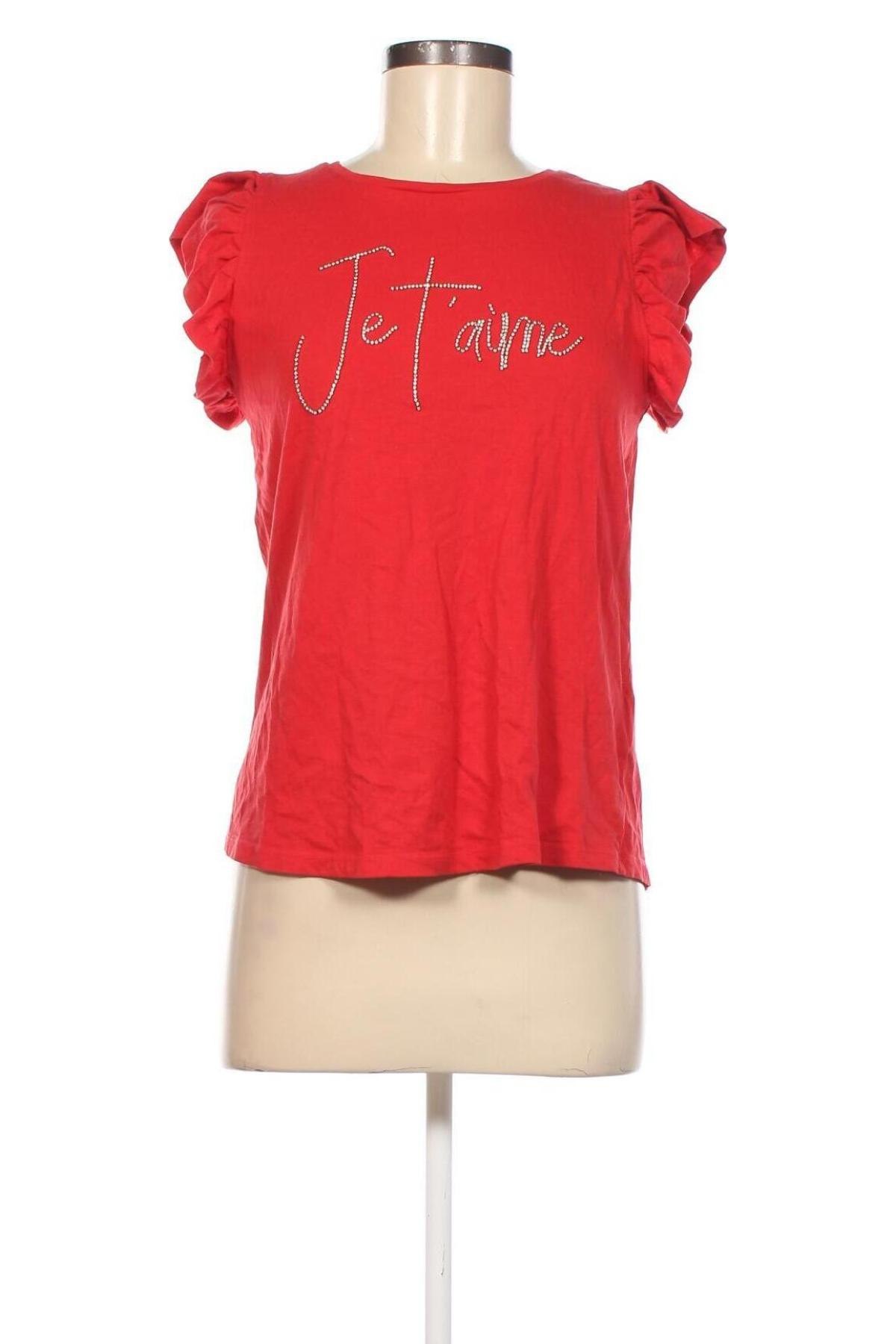 Damen Shirt Motivi, Größe M, Farbe Rot, Preis 11,32 €