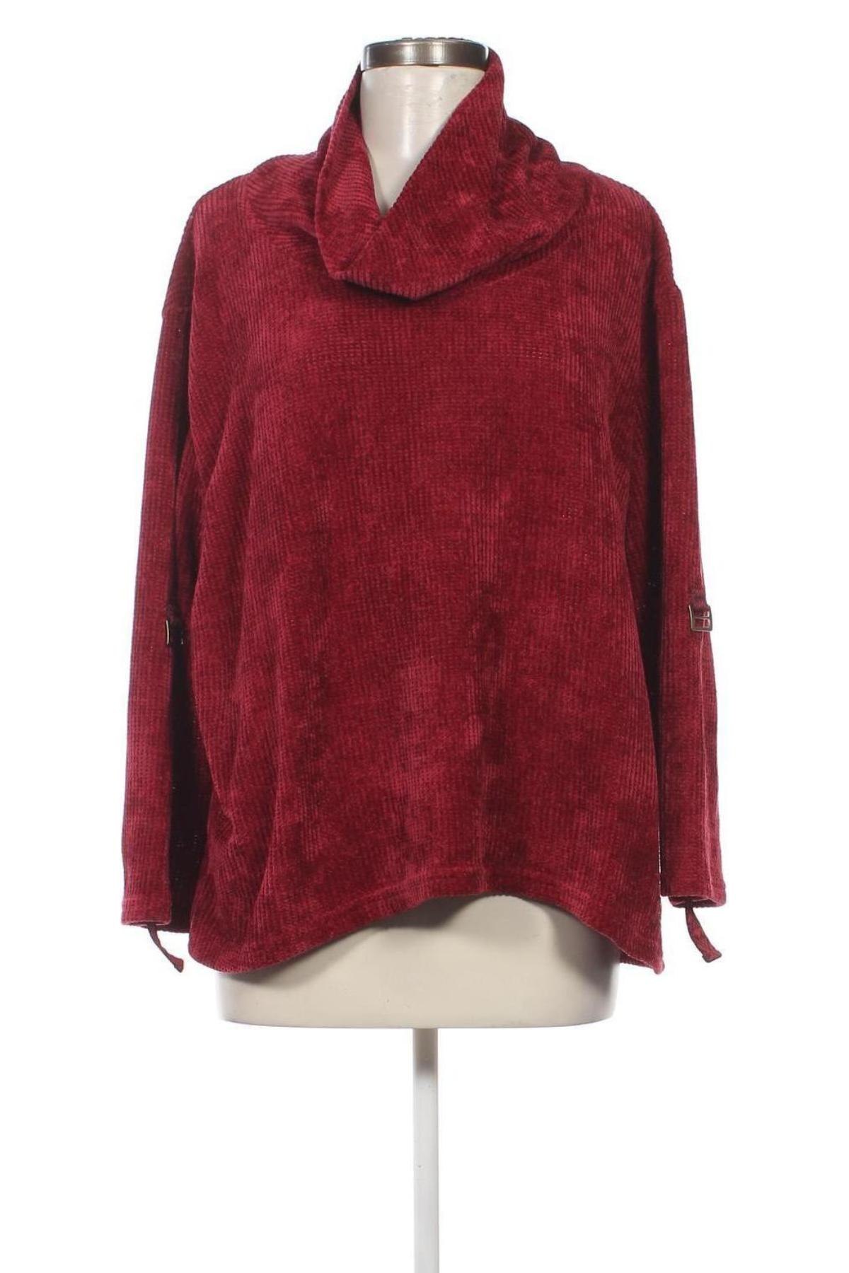 Γυναικεία μπλούζα Multiblu, Μέγεθος XL, Χρώμα Κόκκινο, Τιμή 5,88 €