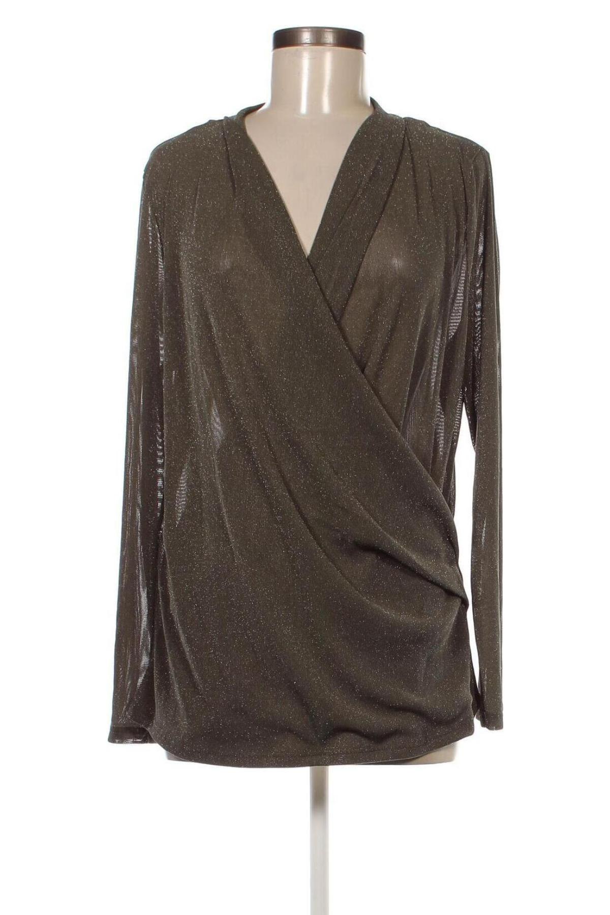 Дамска блуза NU Denmark, Размер M, Цвят Зелен, Цена 52,41 лв.