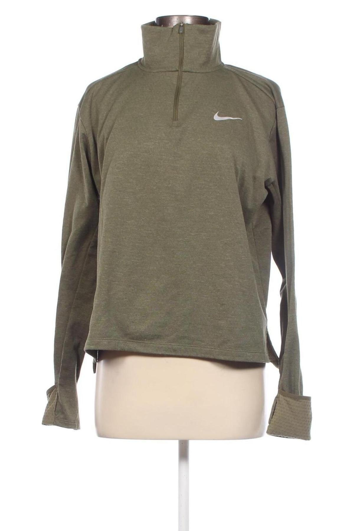 Γυναικεία μπλούζα Nike, Μέγεθος L, Χρώμα Πράσινο, Τιμή 21,03 €