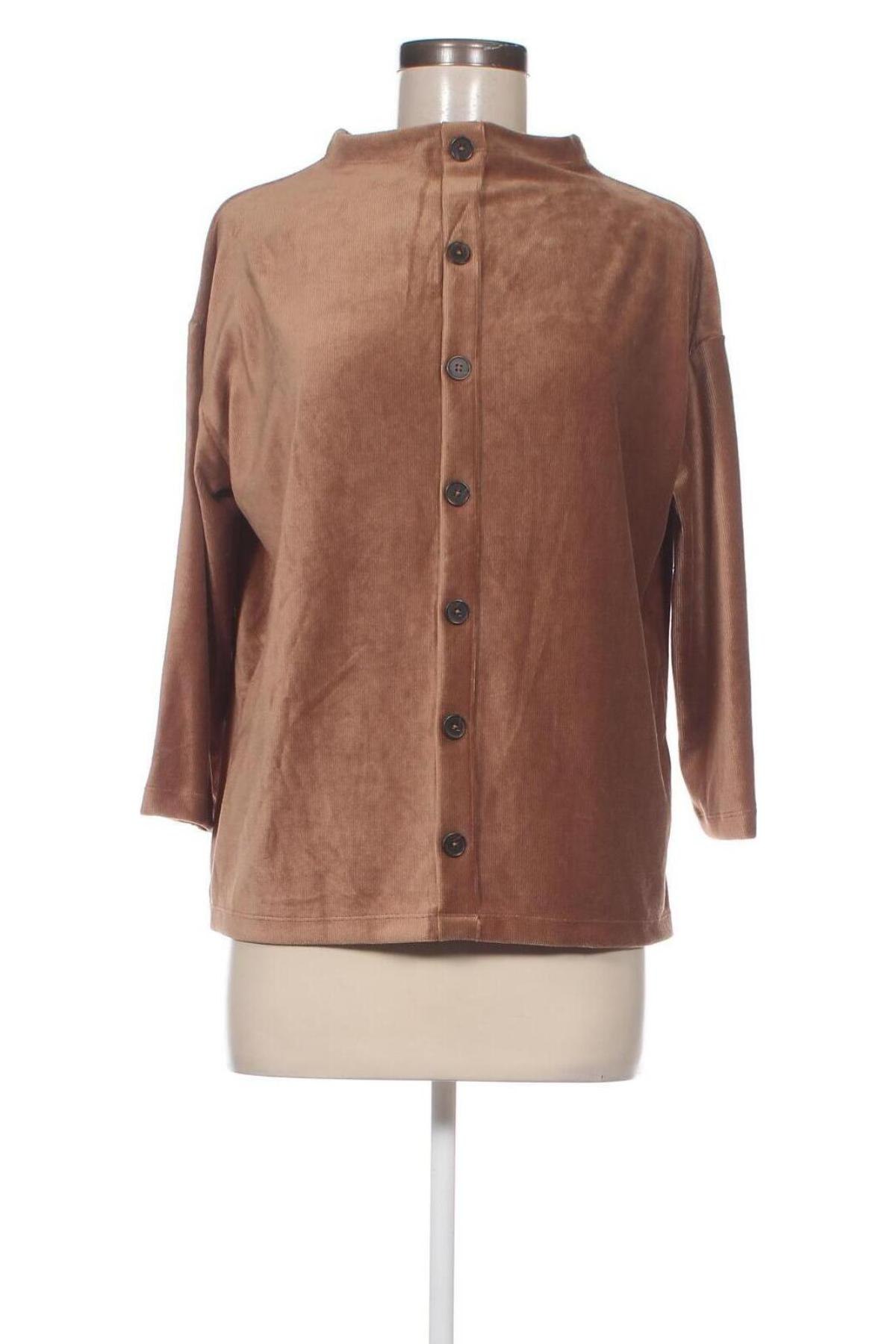 Γυναικεία μπλούζα Nkd, Μέγεθος M, Χρώμα Καφέ, Τιμή 4,23 €