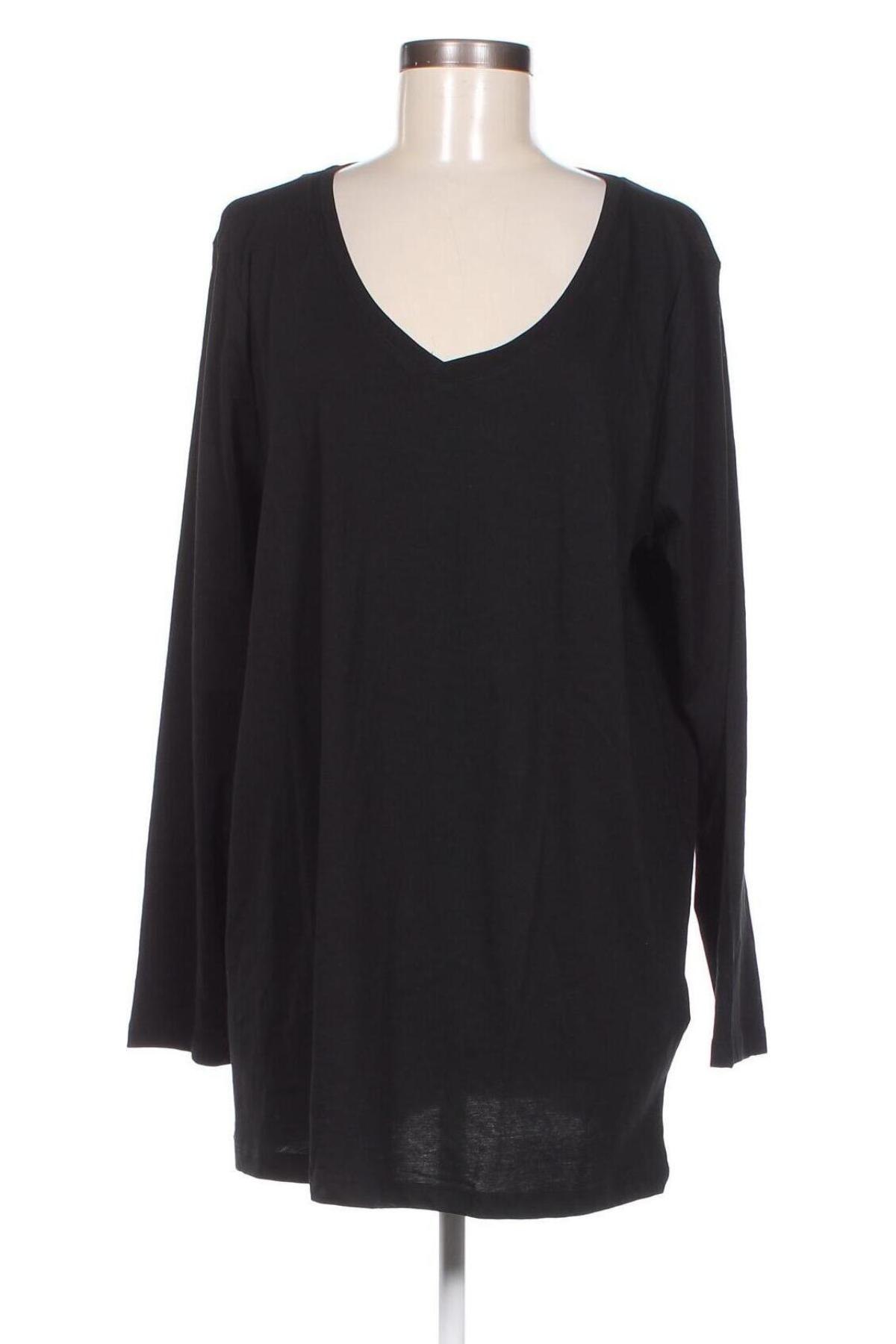 Γυναικεία μπλούζα ONLY Carmakoma, Μέγεθος M, Χρώμα Μαύρο, Τιμή 8,30 €