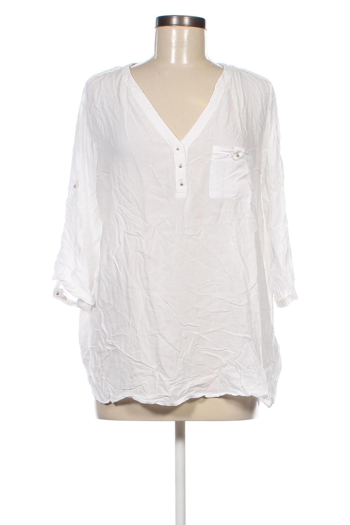 Γυναικεία μπλούζα Orsay, Μέγεθος XL, Χρώμα Λευκό, Τιμή 6,00 €