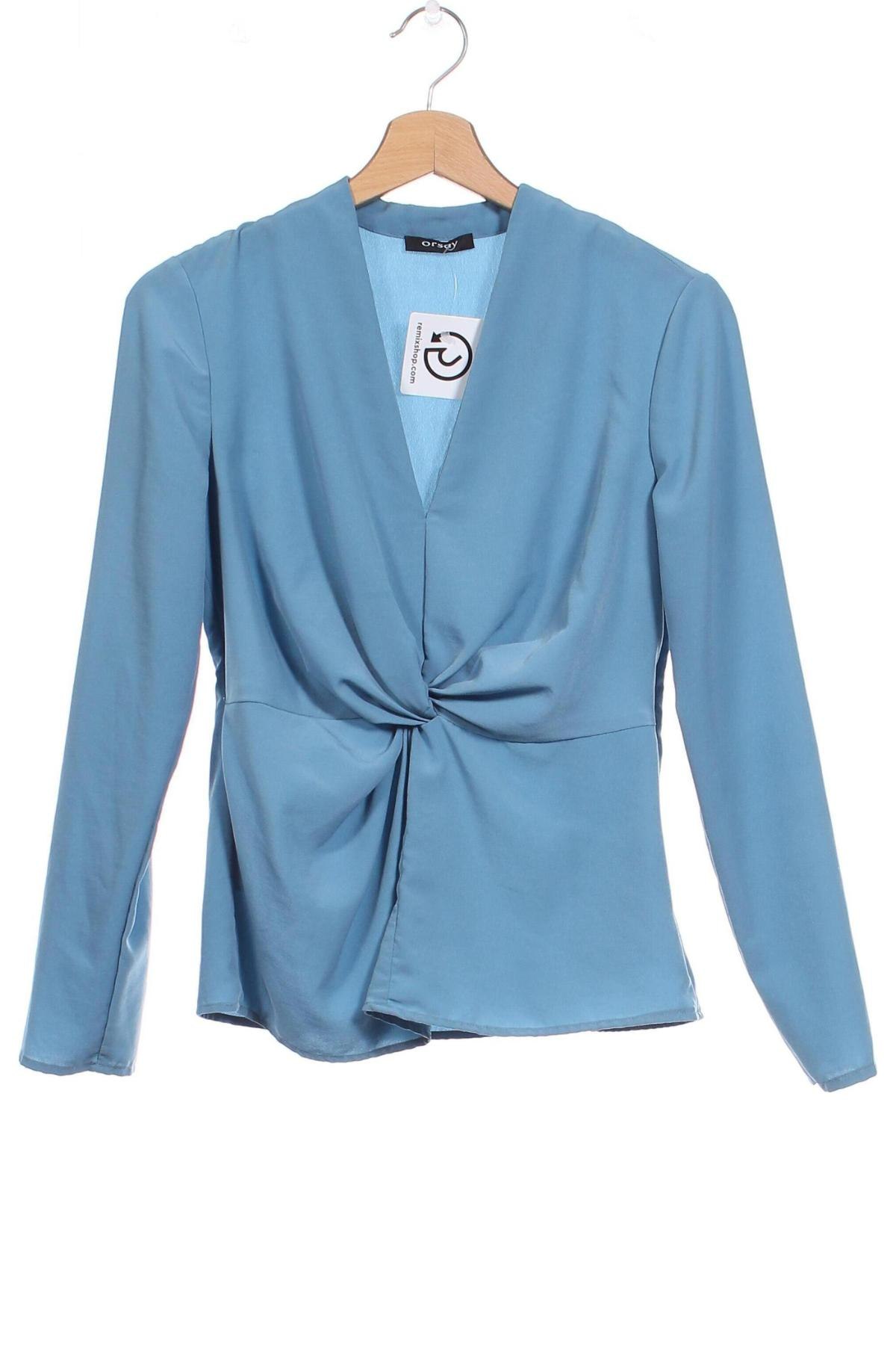 Γυναικεία μπλούζα Orsay, Μέγεθος XS, Χρώμα Μπλέ, Τιμή 5,25 €