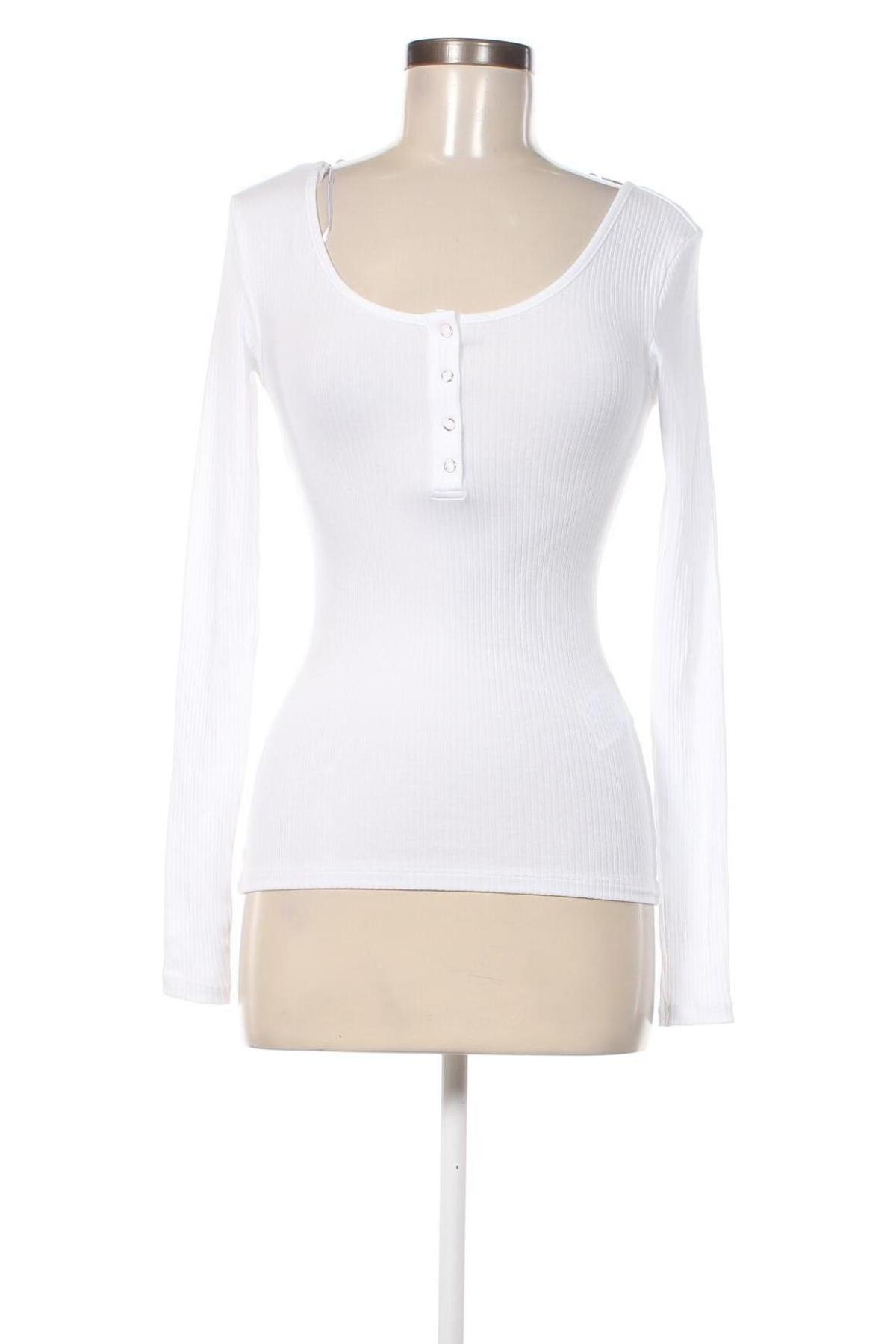 Γυναικεία μπλούζα Pieces, Μέγεθος S, Χρώμα Λευκό, Τιμή 8,30 €