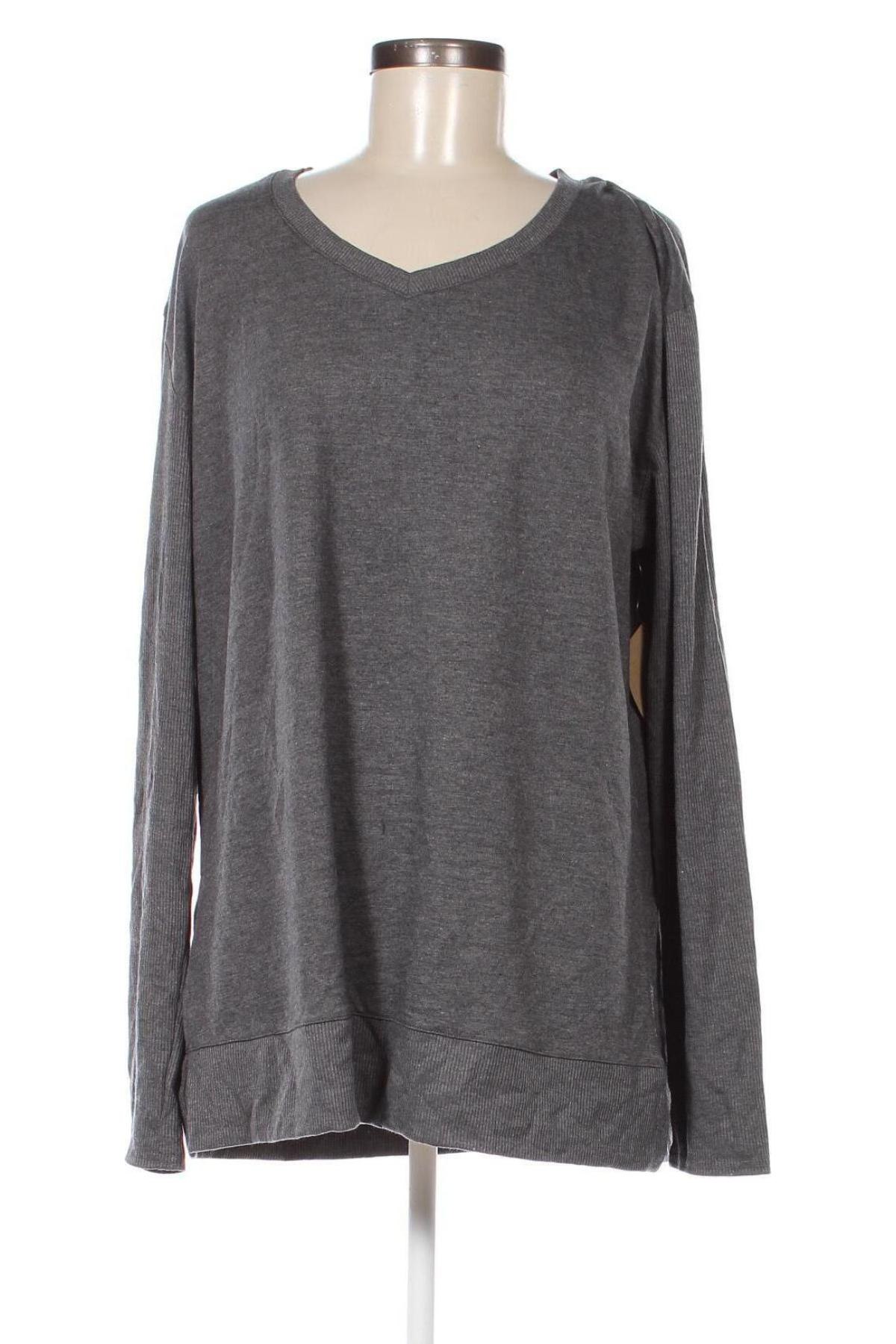 Γυναικεία μπλούζα Reebok, Μέγεθος XXL, Χρώμα Γκρί, Τιμή 10,52 €