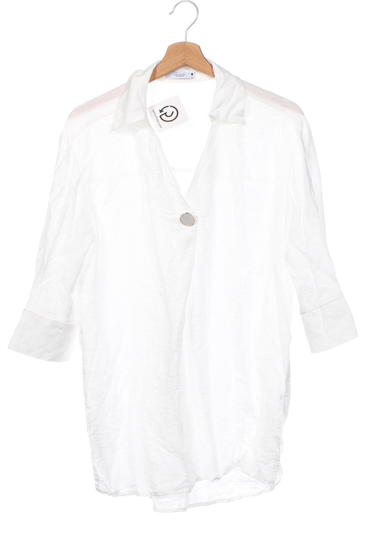 Γυναικεία μπλούζα Reserved, Μέγεθος XS, Χρώμα Λευκό, Τιμή 5,40 €