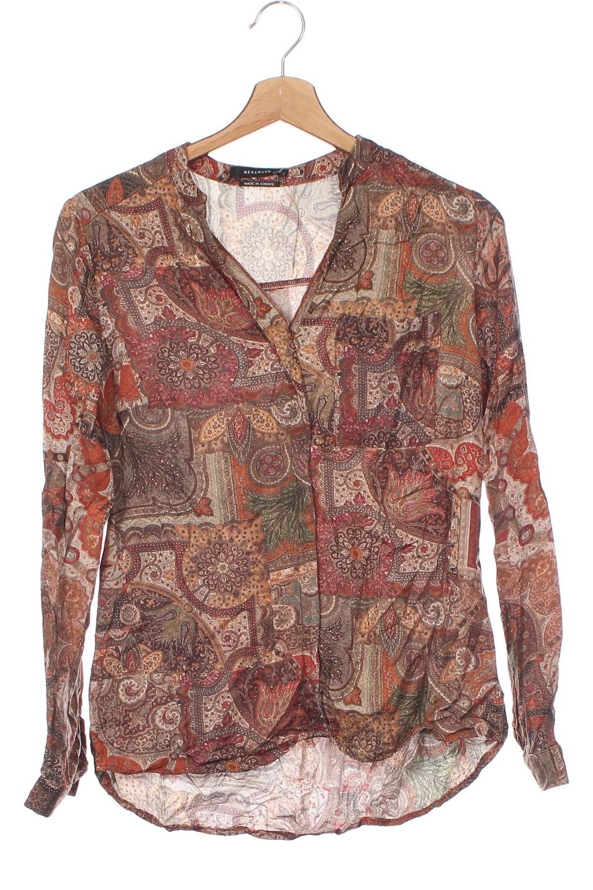Bluză de femei Reserved, Mărime XS, Culoare Multicolor, Preț 24,77 Lei