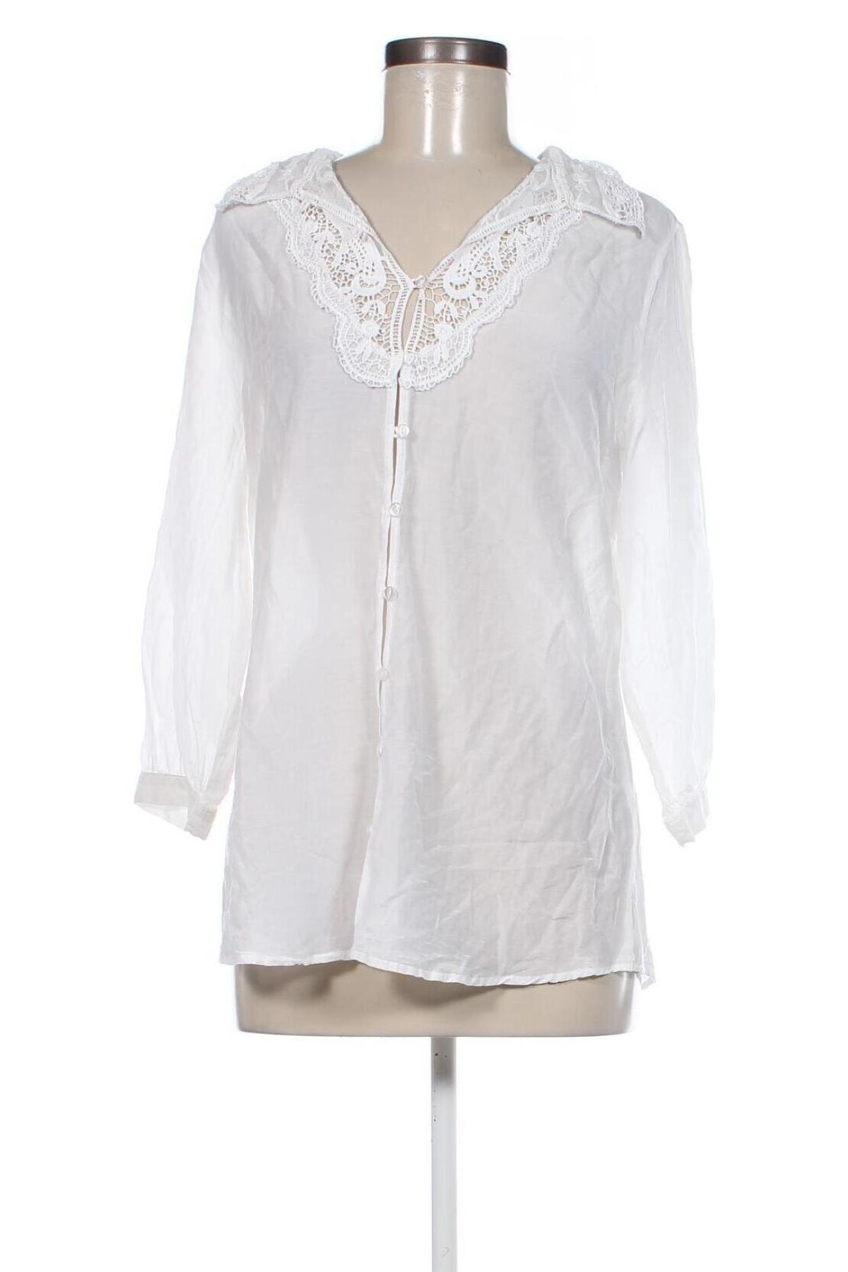Дамска блуза Riccovero, Размер S, Цвят Бял, Цена 91,20 лв.