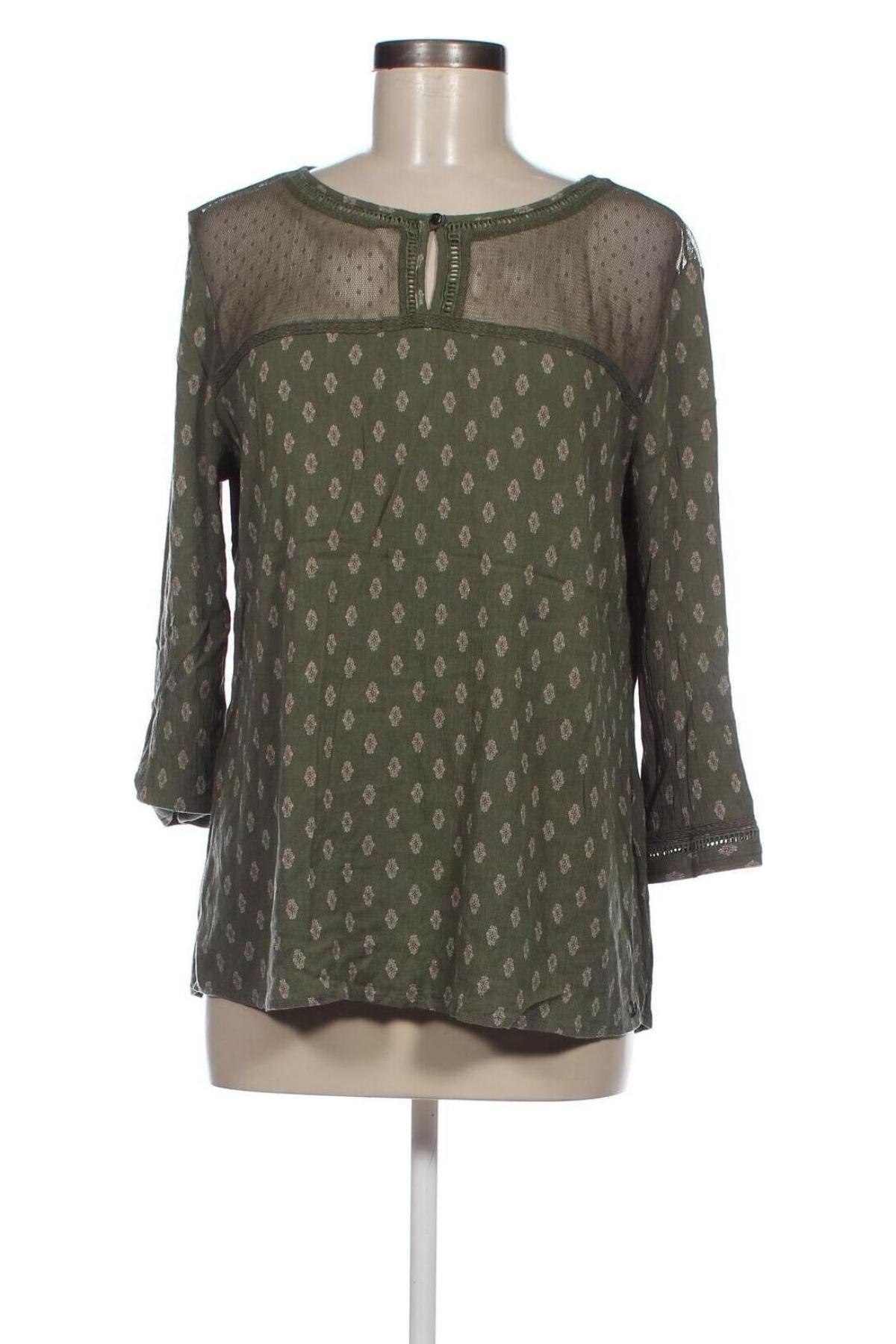 Γυναικεία μπλούζα S.Oliver, Μέγεθος L, Χρώμα Πράσινο, Τιμή 8,87 €