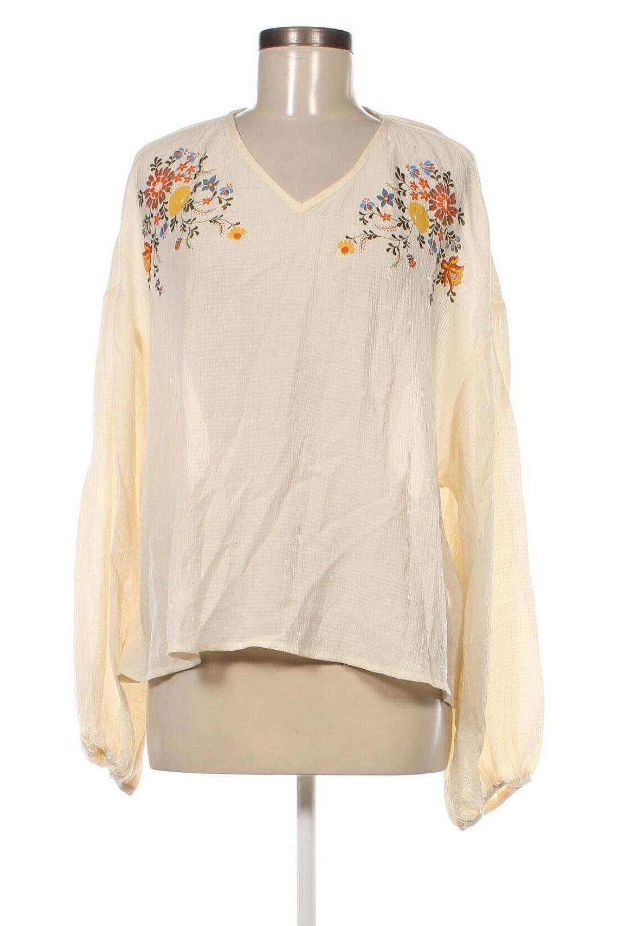 Дамска блуза SHEIN, Размер XL, Цвят Екрю, Цена 10,73 лв.