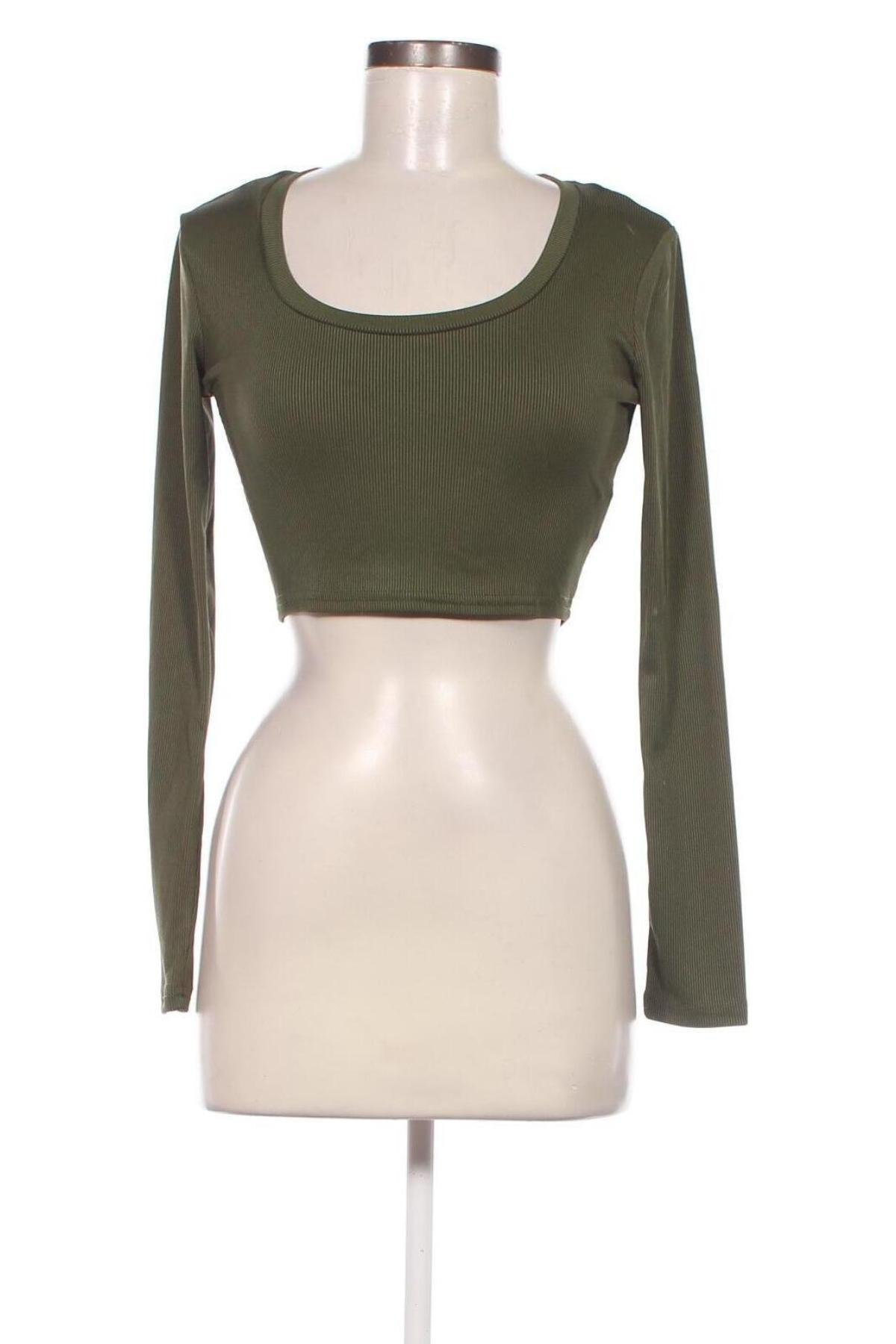 Дамска блуза SHEIN, Размер S, Цвят Зелен, Цена 19,00 лв.