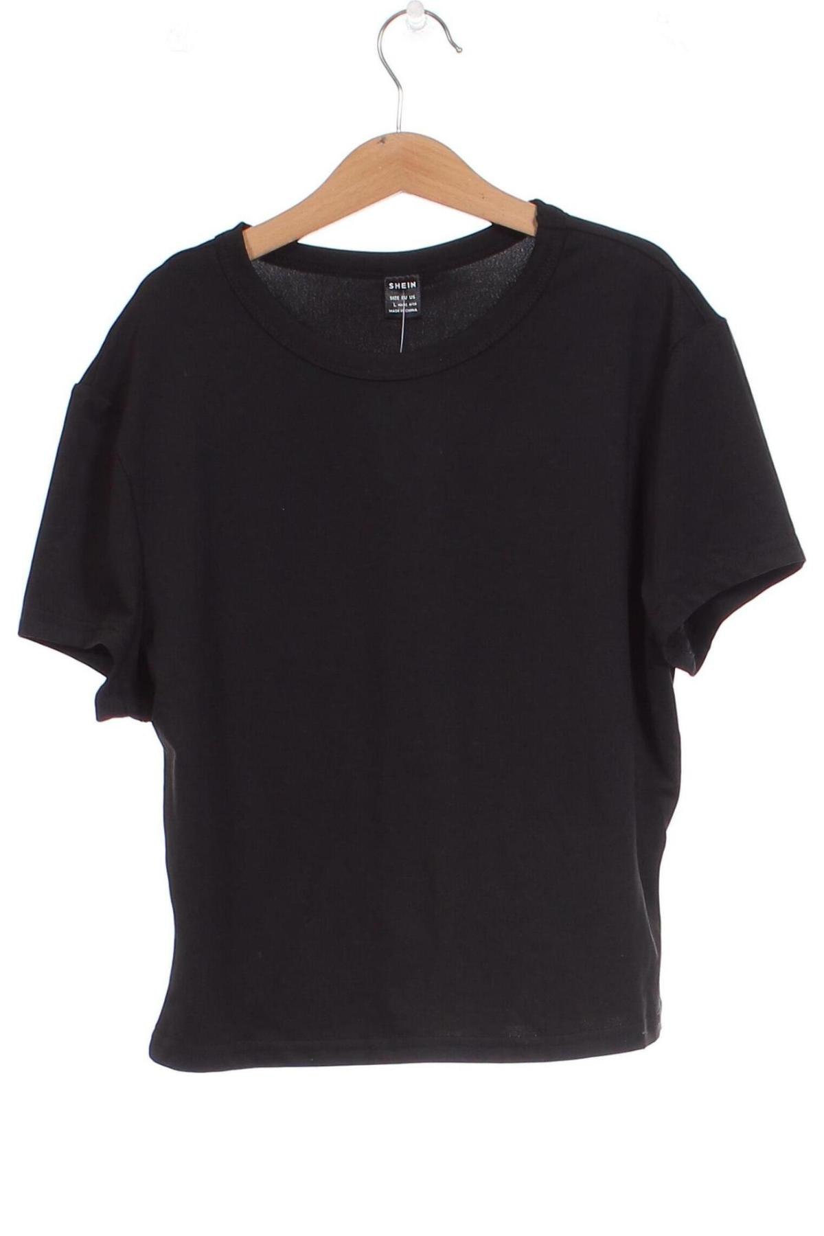 Дамска блуза SHEIN, Размер L, Цвят Черен, Цена 19,04 лв.