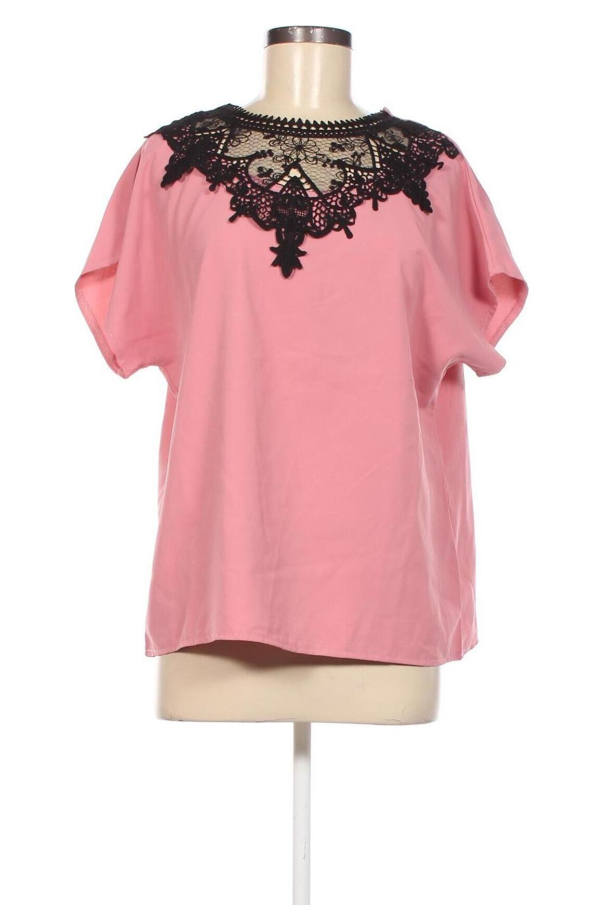 Дамска блуза SHEIN, Размер M, Цвят Розов, Цена 10,28 лв.