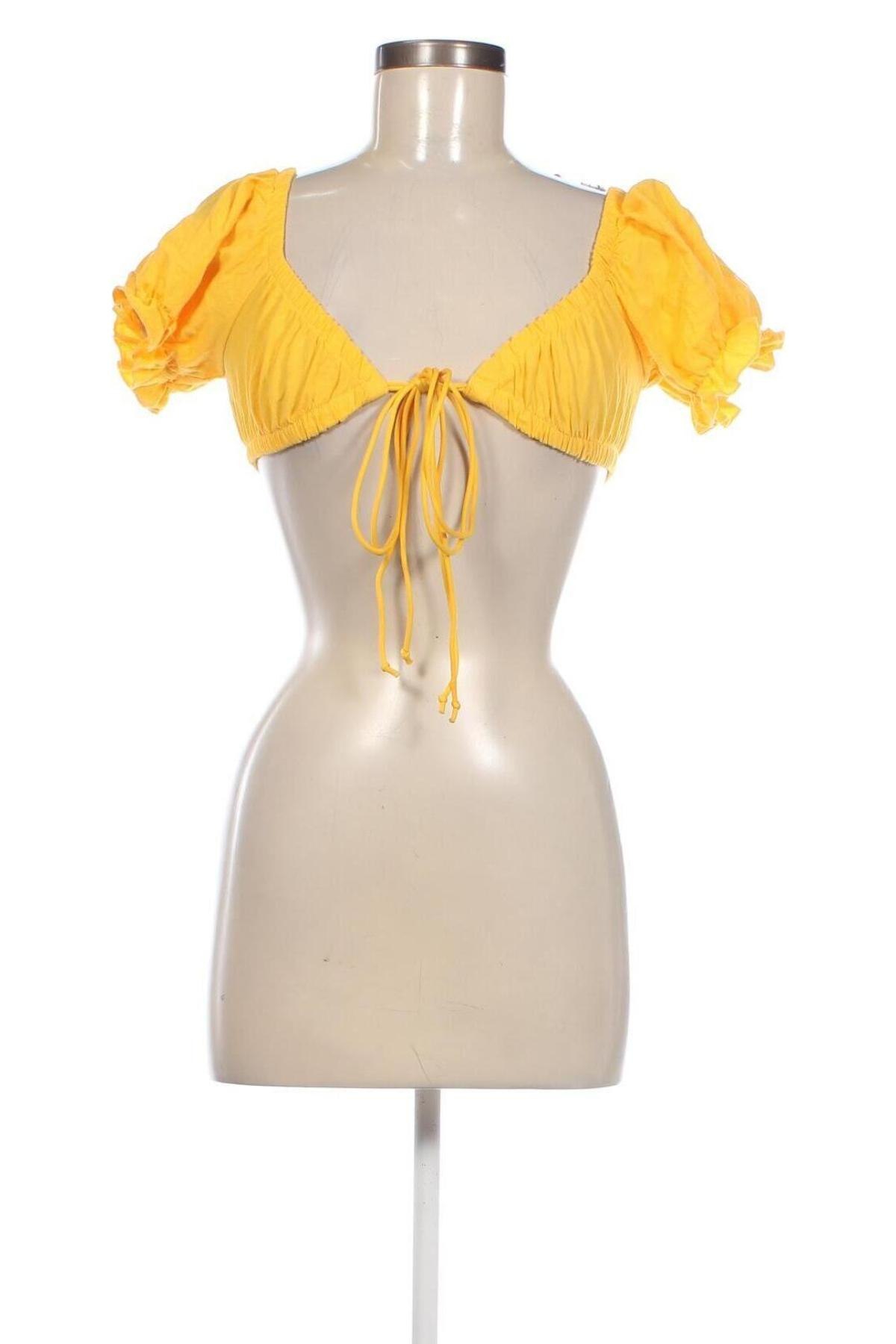 Дамска блуза SHEIN, Размер S, Цвят Жълт, Цена 3,80 лв.