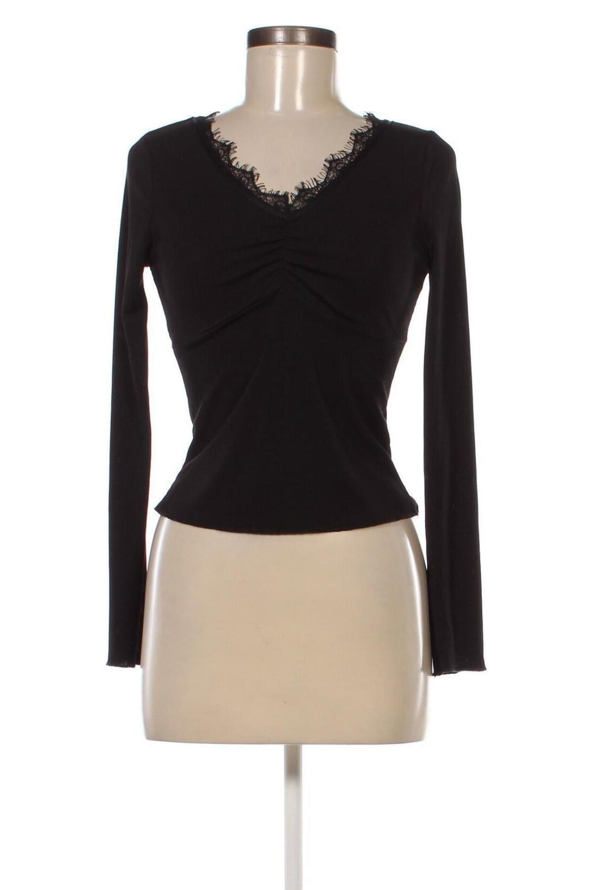 Γυναικεία μπλούζα SHEIN, Μέγεθος S, Χρώμα Μαύρο, Τιμή 5,40 €
