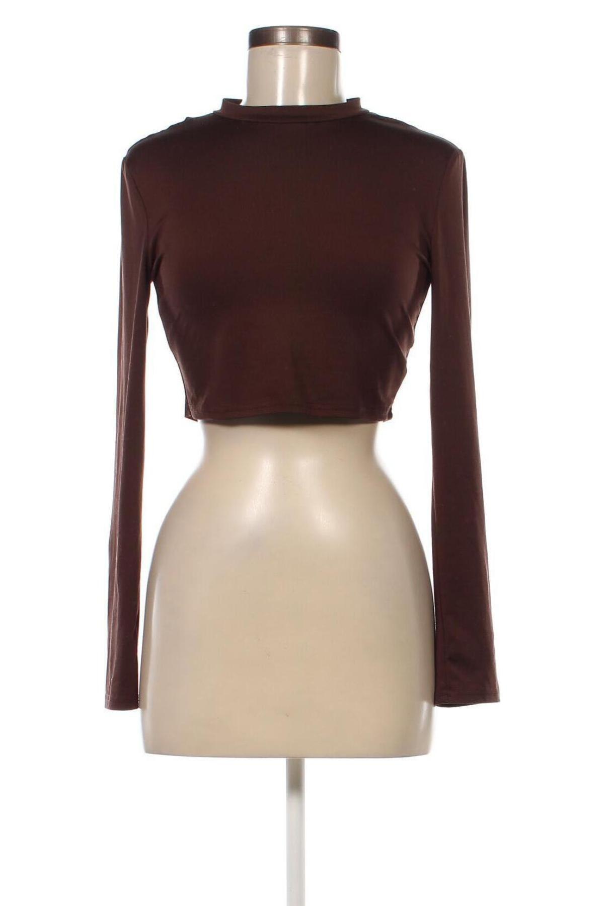 Дамска блуза SHEIN, Размер M, Цвят Кафяв, Цена 11,14 лв.