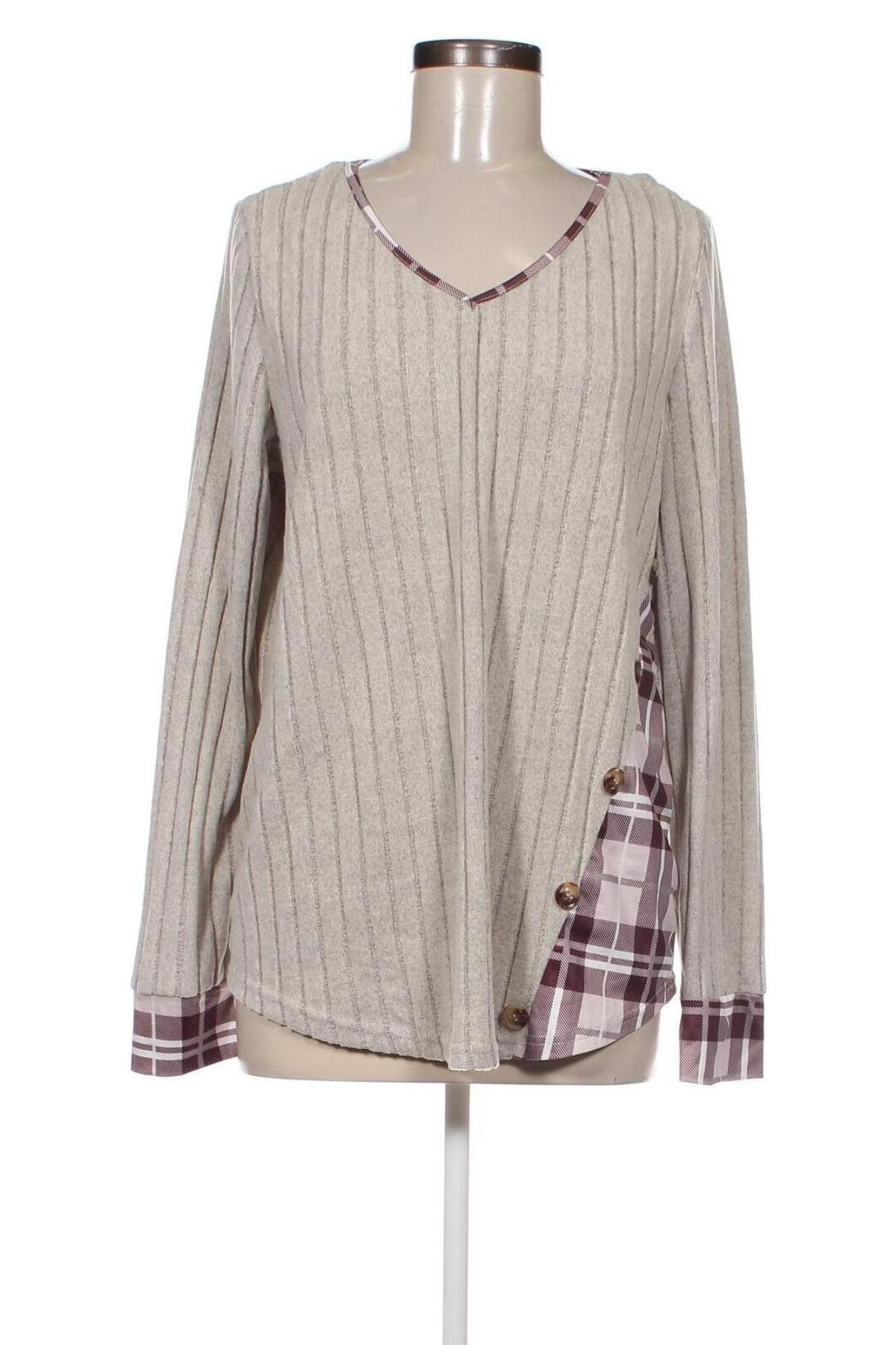 Damen Shirt SHEIN, Größe XL, Farbe Beige, Preis 6,61 €
