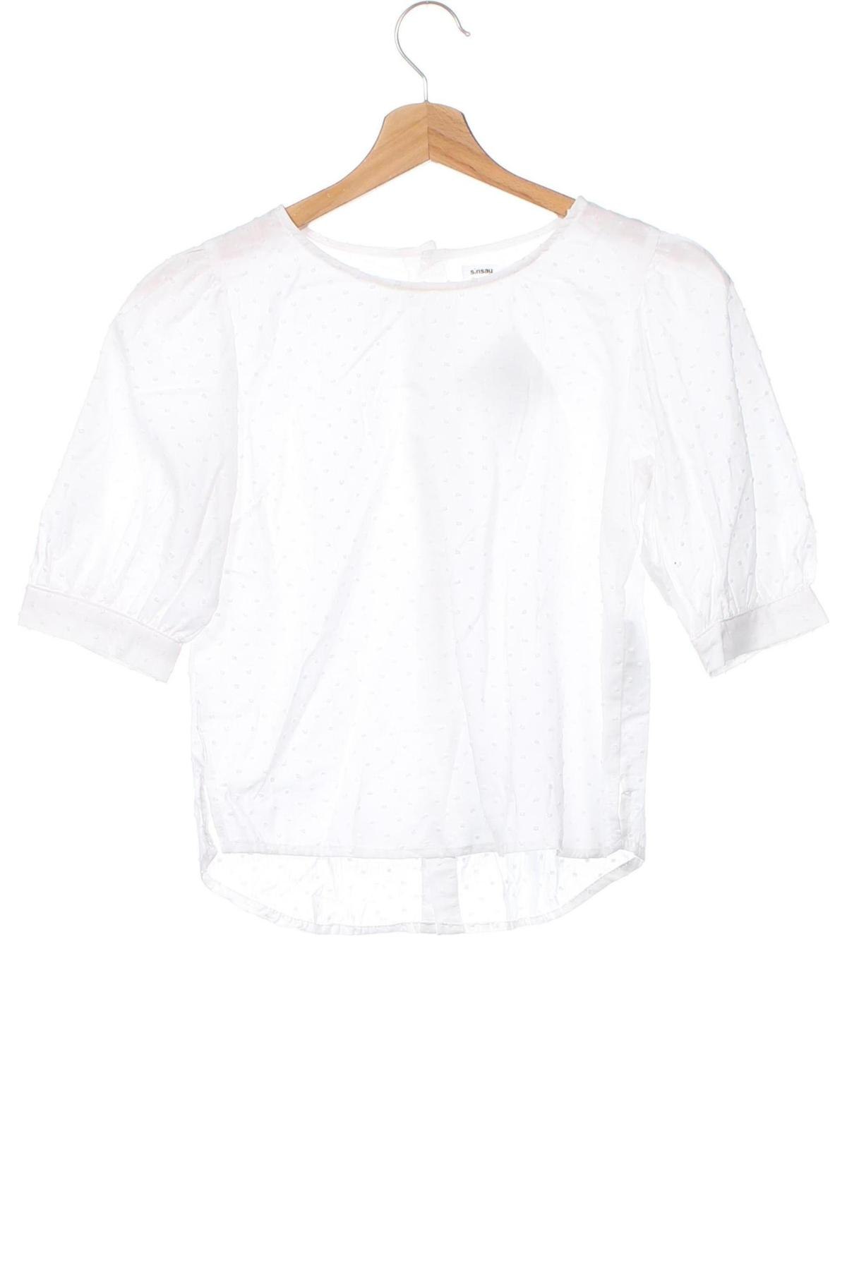 Damen Shirt Sinsay, Größe XXS, Farbe Weiß, Preis 4,96 €