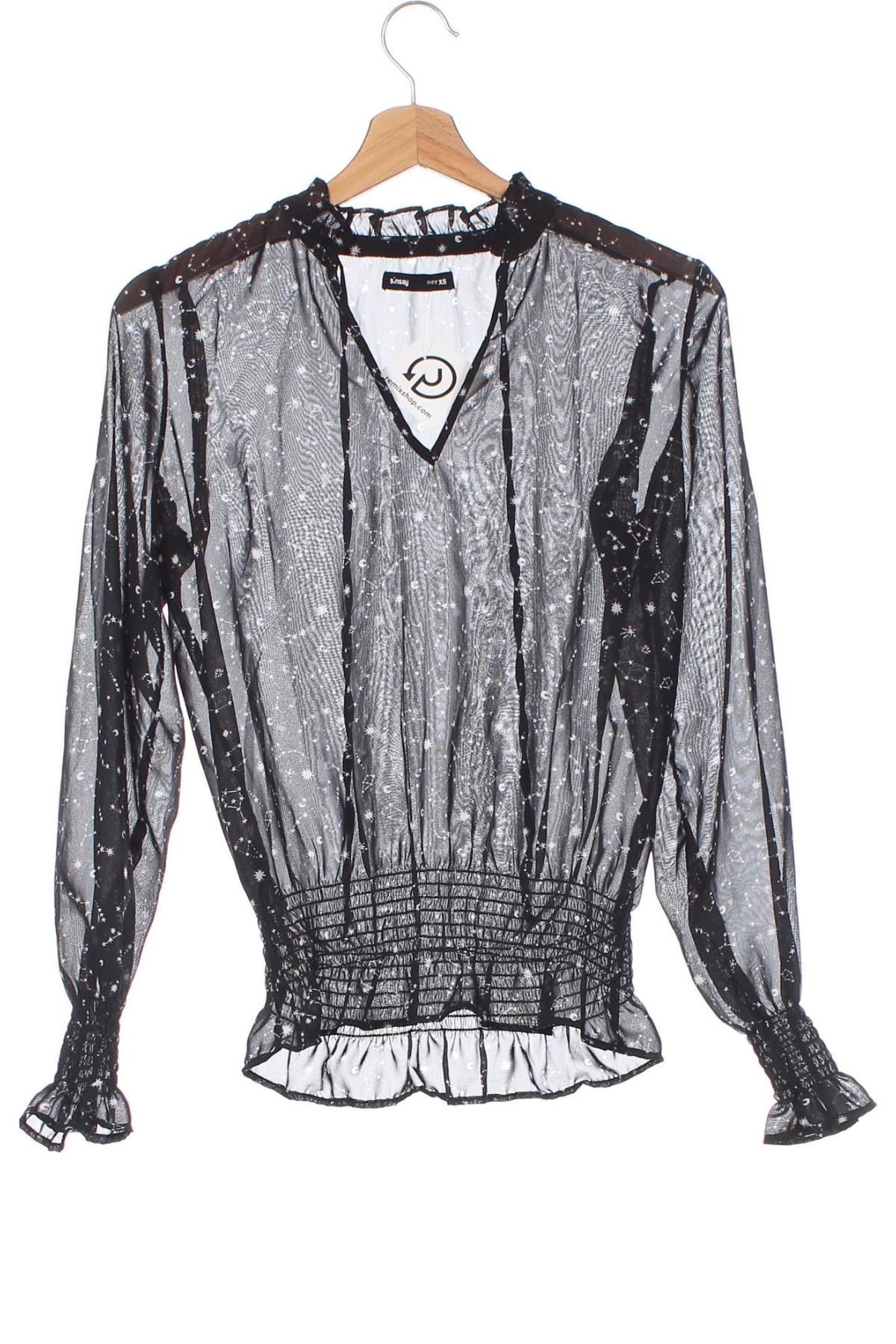 Γυναικεία μπλούζα Sinsay, Μέγεθος XS, Χρώμα Πολύχρωμο, Τιμή 5,26 €