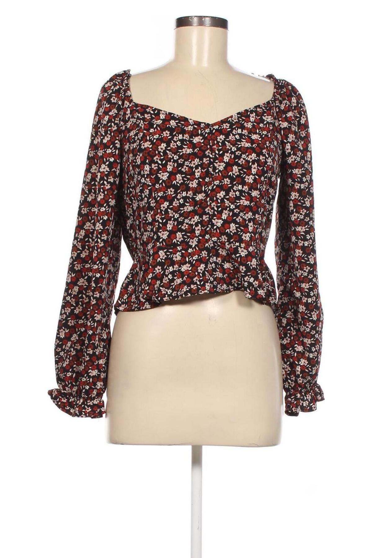 Дамска блуза Sinsay, Размер L, Цвят Многоцветен, Цена 10,34 лв.