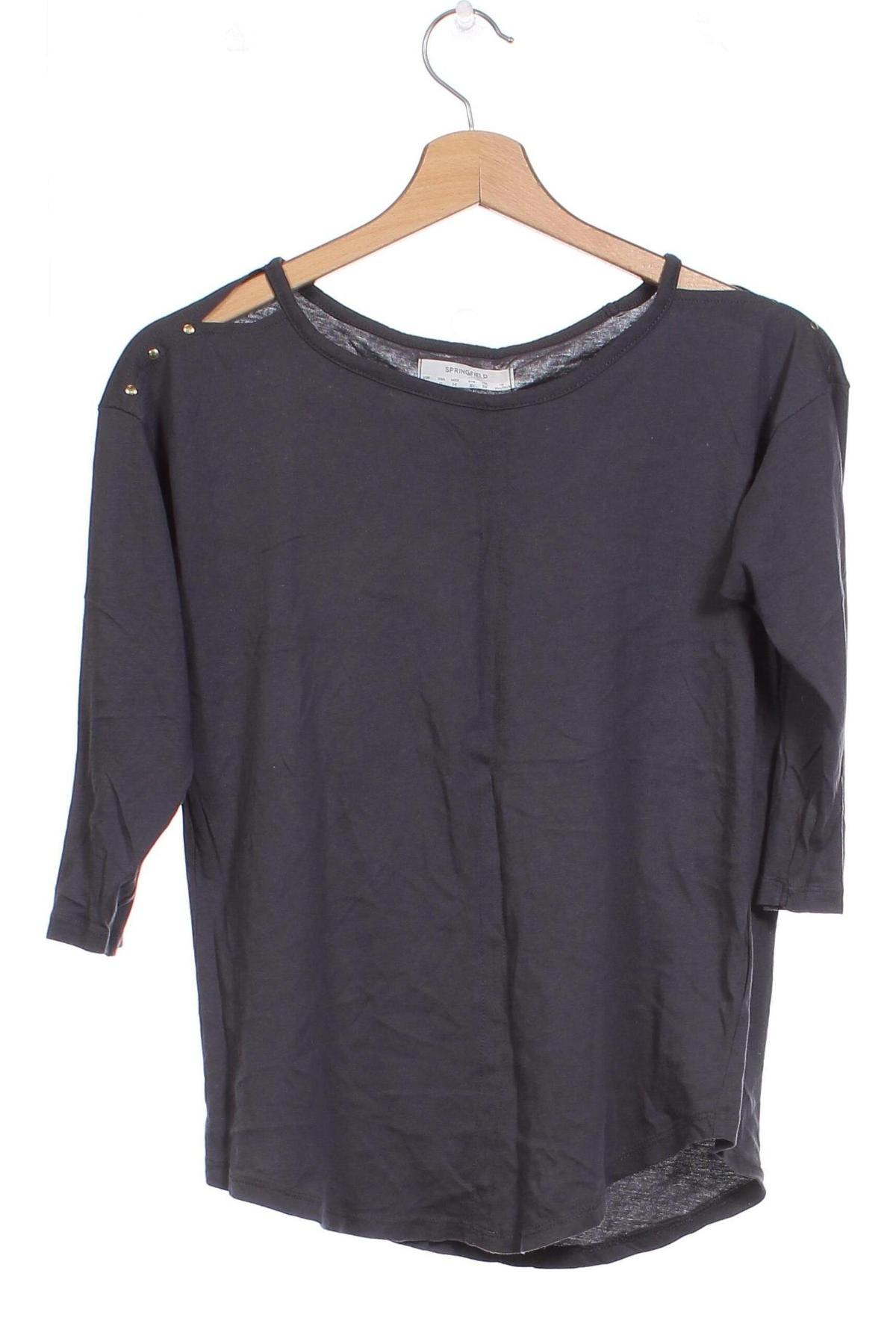 Damen Shirt Springfield, Größe XS, Farbe Grau, Preis € 7,87