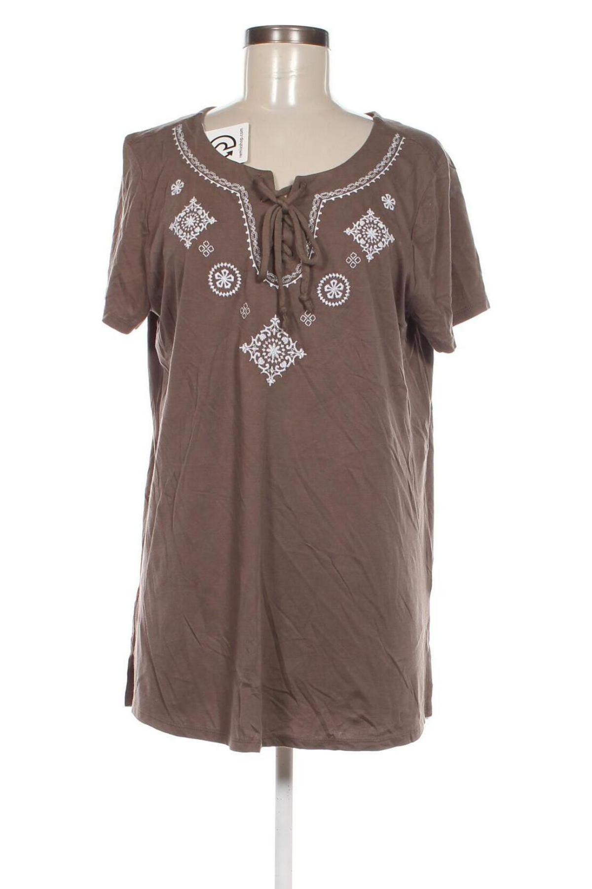 Damen Shirt St. John's Bay, Größe L, Farbe Braun, Preis € 13,22