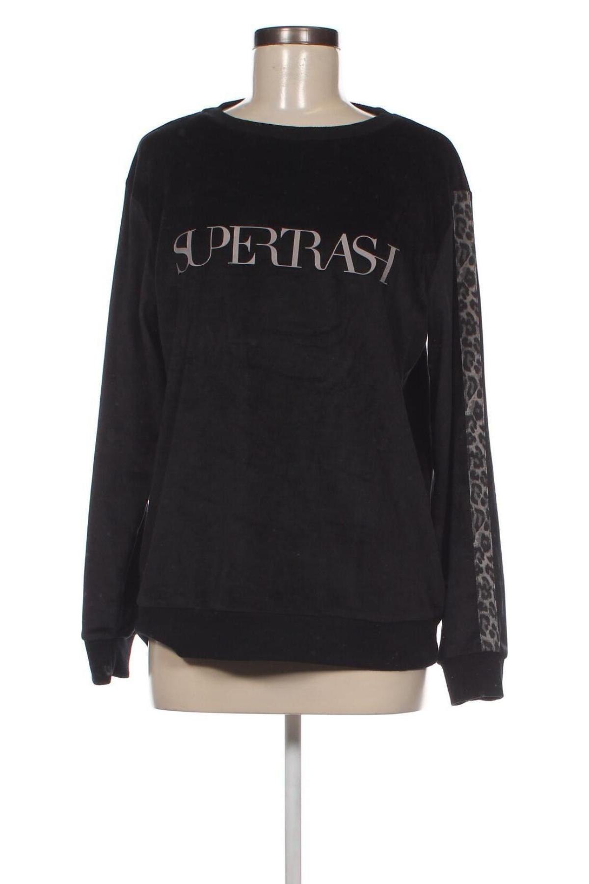 Γυναικεία μπλούζα Supertrash, Μέγεθος L, Χρώμα Μαύρο, Τιμή 11,88 €