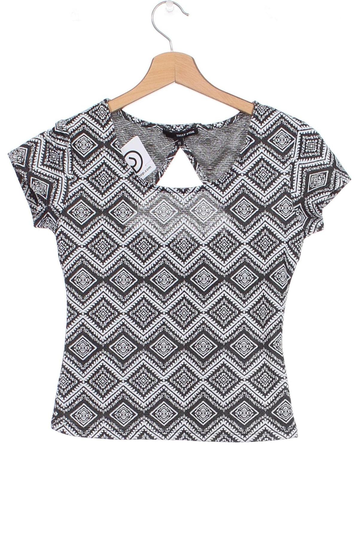 Γυναικεία μπλούζα Tally Weijl, Μέγεθος XS, Χρώμα Πολύχρωμο, Τιμή 5,54 €