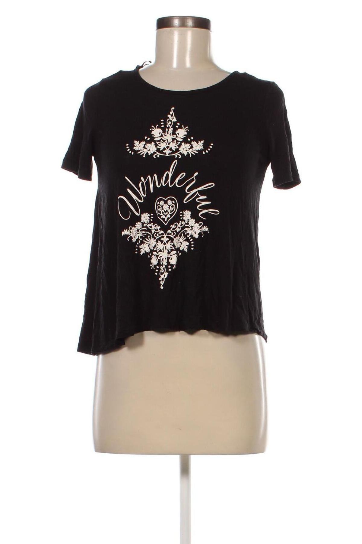 Дамска блуза Terranova, Размер S, Цвят Черен, Цена 19,99 лв.