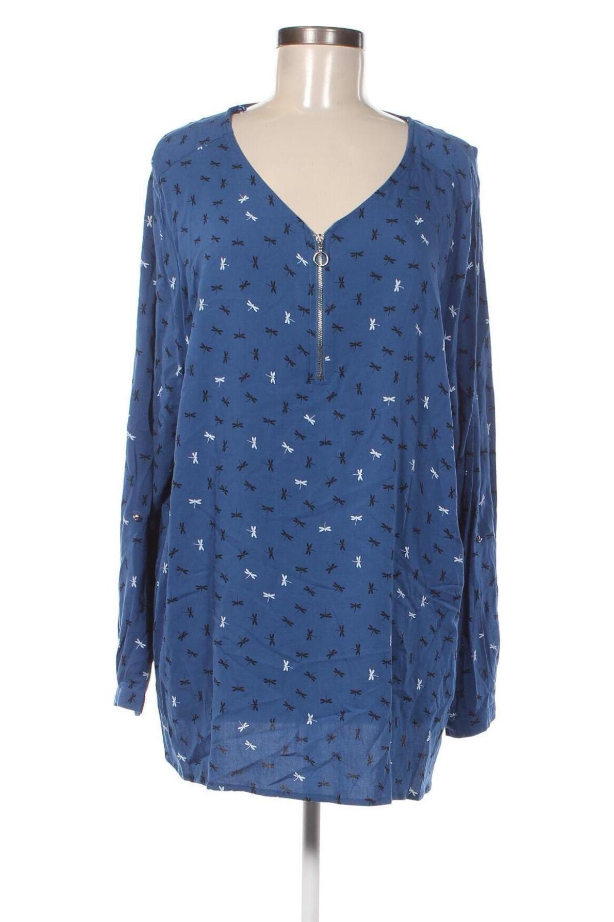 Γυναικεία μπλούζα Tessita, Μέγεθος 3XL, Χρώμα Μπλέ, Τιμή 12,86 €