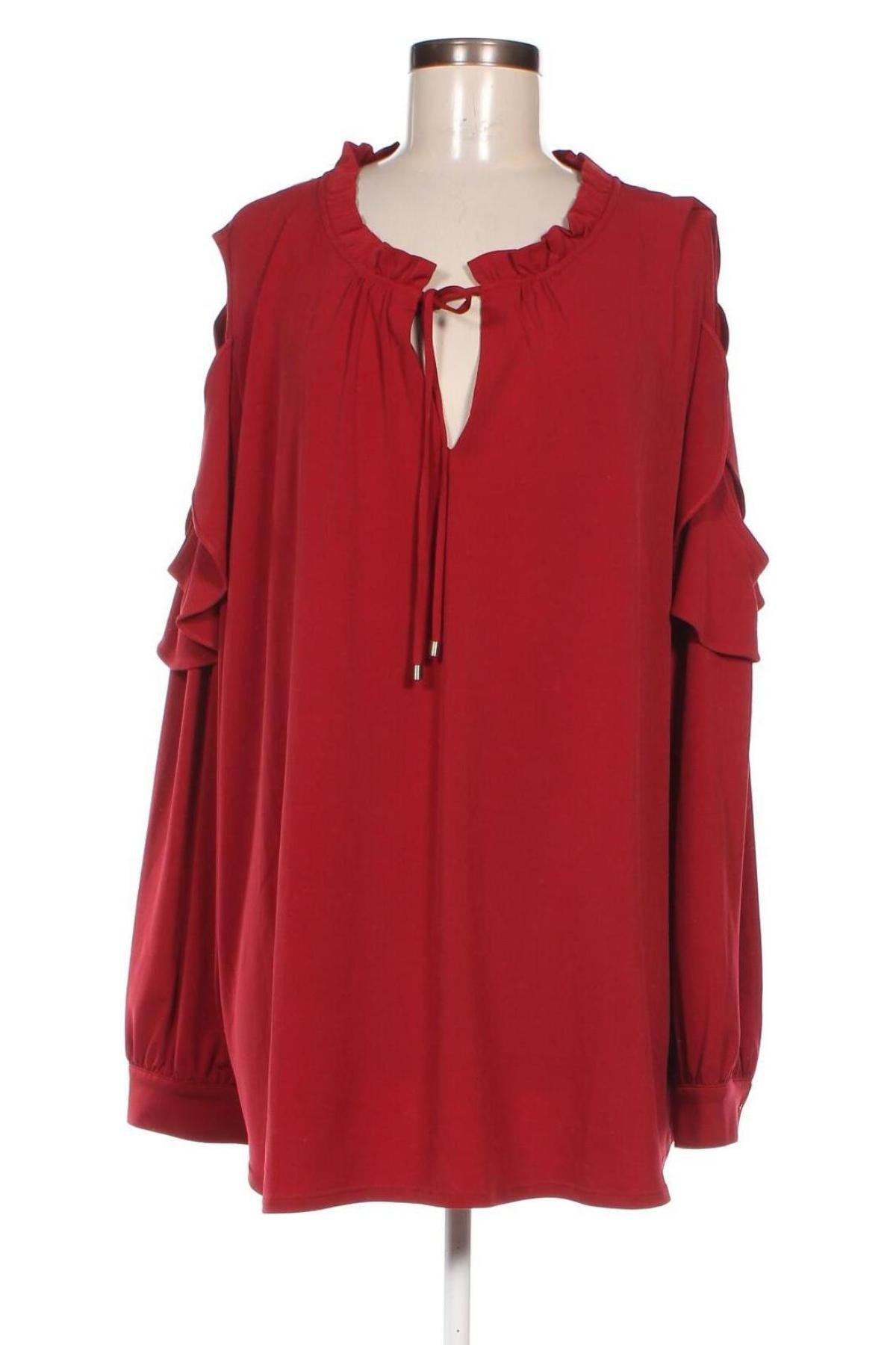Дамска блуза The Limited, Размер XXL, Цвят Червен, Цена 12,40 лв.