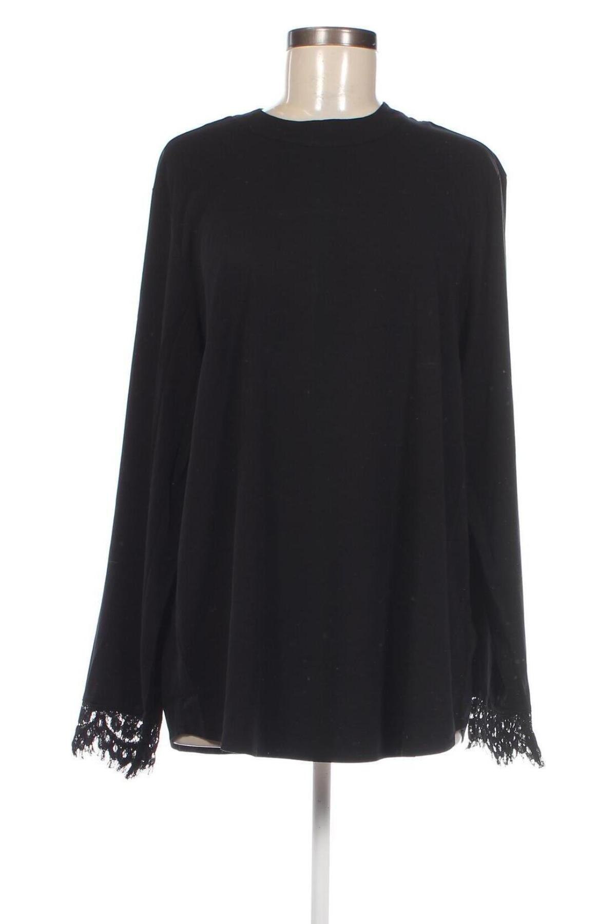 Дамска блуза Tom Tailor, Размер XL, Цвят Черен, Цена 15,40 лв.