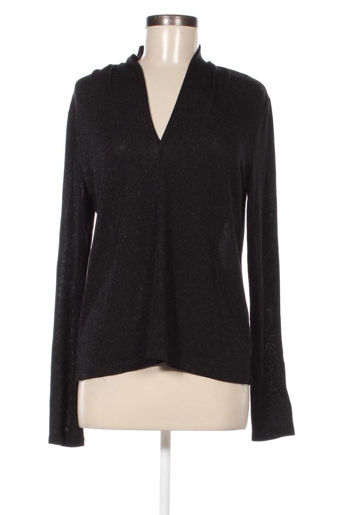 Γυναικεία μπλούζα Tom Tailor, Μέγεθος M, Χρώμα Μαύρο, Τιμή 5,26 €